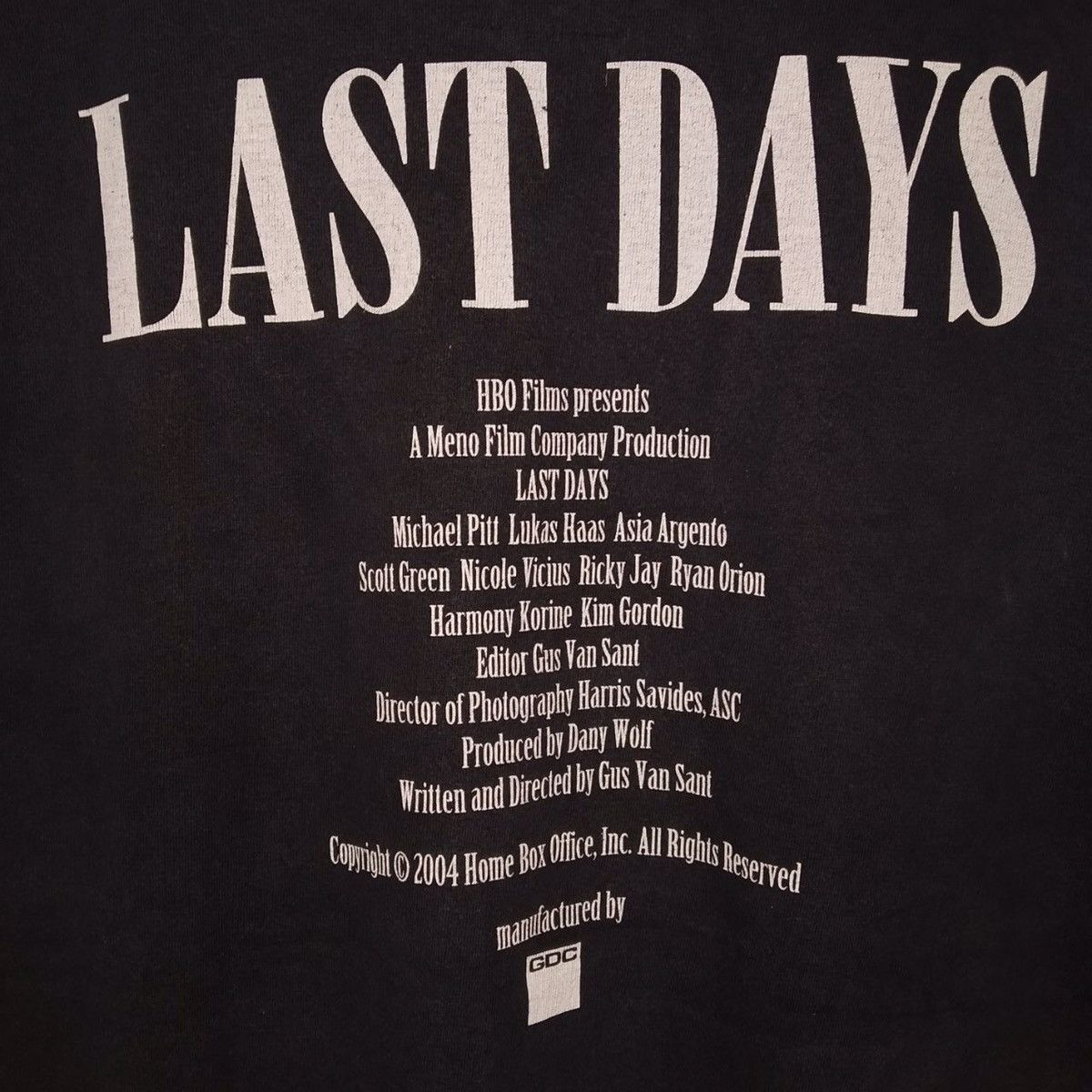 Vintage Vintage Last Days Kurt Cobain Promo Movie T-shirt Size US M / EU 48-50 / 2 - 6 Thumbnail