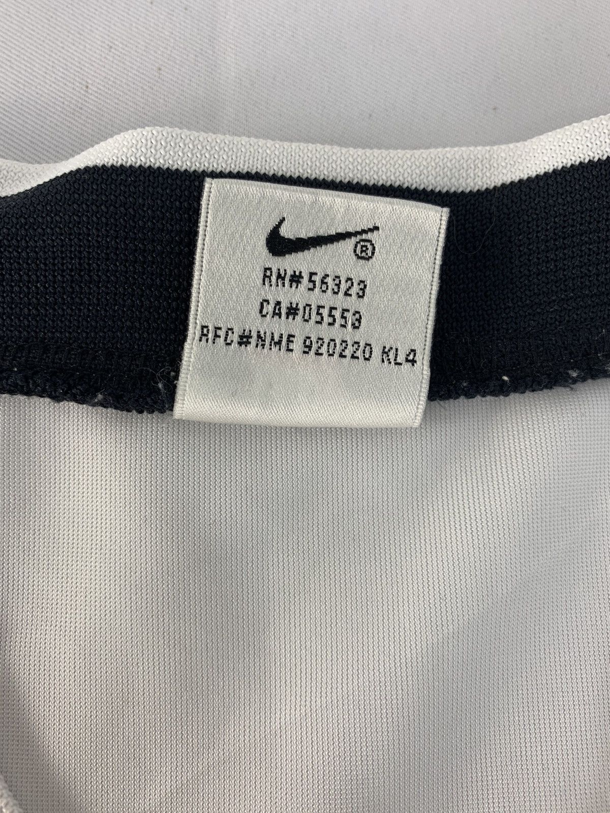 Nike Hype Nike Swoosh Big Logo V Neck Printed Jerseys Tee Size US XL / EU 56 / 4 - 5 Thumbnail