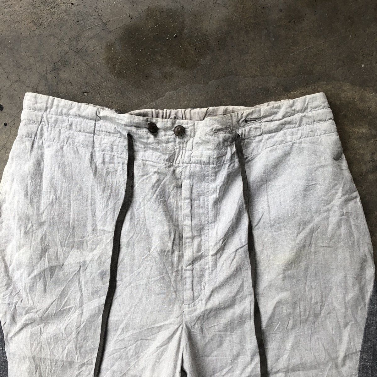 Designer × Japanese Brand × Maison MIHARA YASUHIRO 🔥🇯🇵Miharayasuhiro Denim Fashionist Two Tune Shorts Pants Size US 36 / EU 52 - 2 Thumbnail