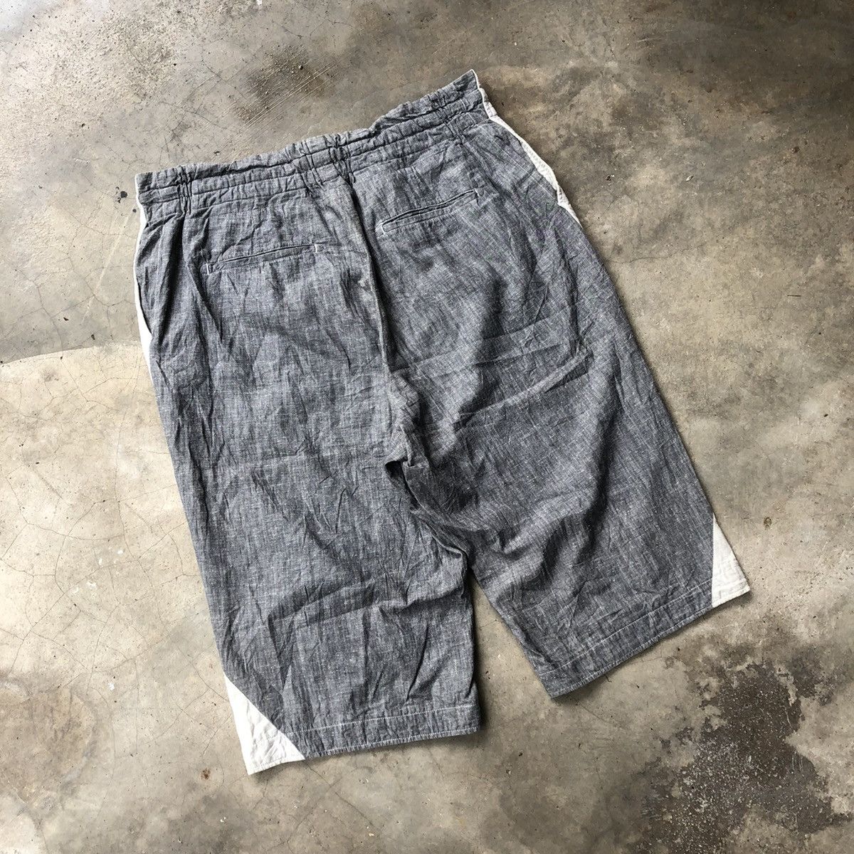 Designer × Japanese Brand × Maison MIHARA YASUHIRO 🔥🇯🇵Miharayasuhiro Denim Fashionist Two Tune Shorts Pants Size US 36 / EU 52 - 4 Thumbnail