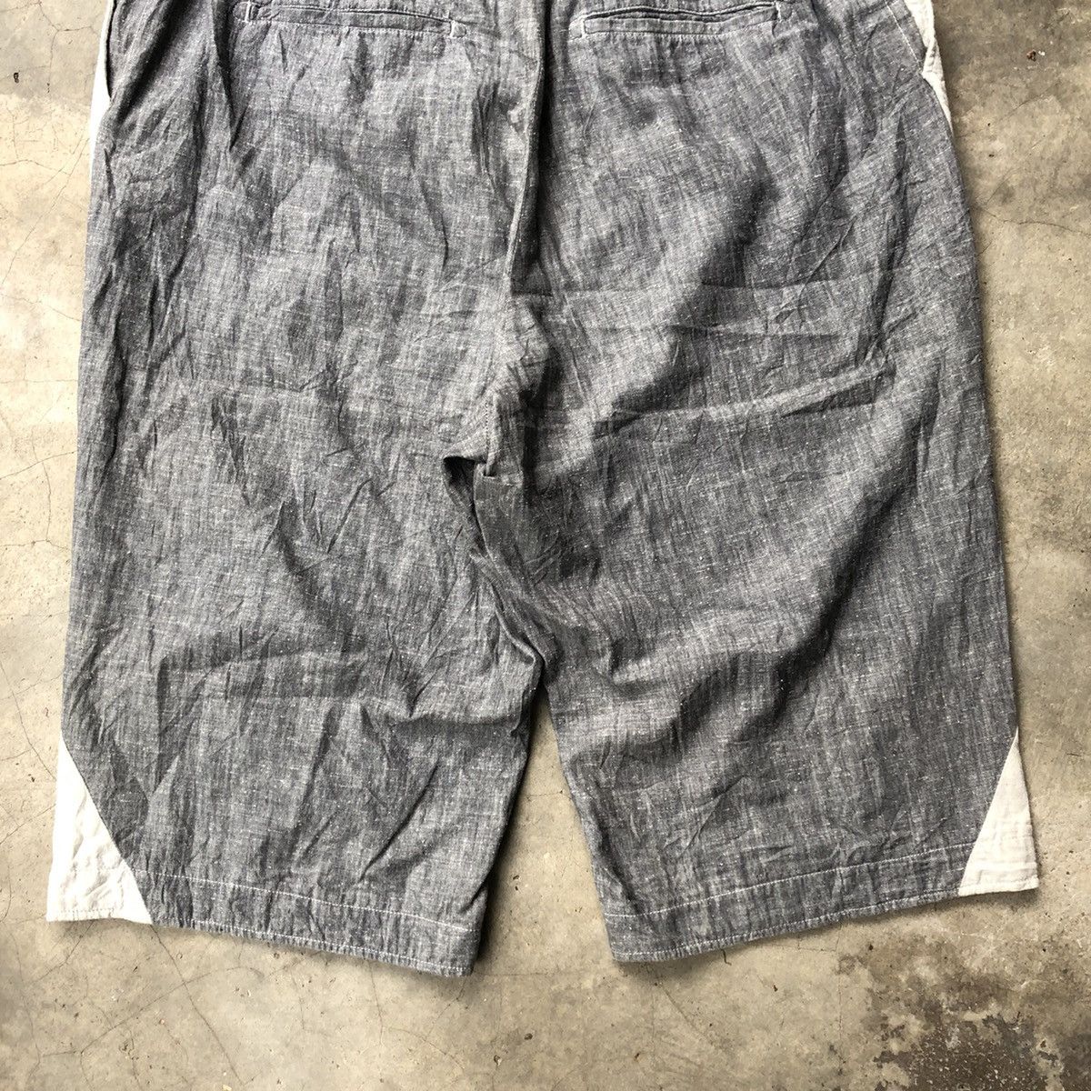 Designer × Japanese Brand × Maison MIHARA YASUHIRO 🔥🇯🇵Miharayasuhiro Denim Fashionist Two Tune Shorts Pants Size US 36 / EU 52 - 6 Thumbnail