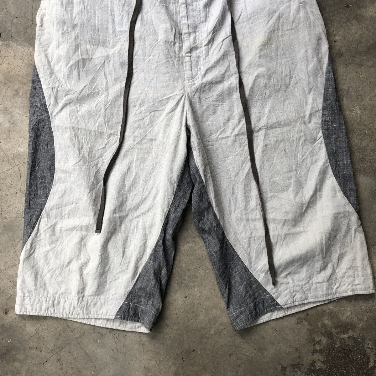 Designer × Japanese Brand × Maison MIHARA YASUHIRO 🔥🇯🇵Miharayasuhiro Denim Fashionist Two Tune Shorts Pants Size US 36 / EU 52 - 3 Thumbnail