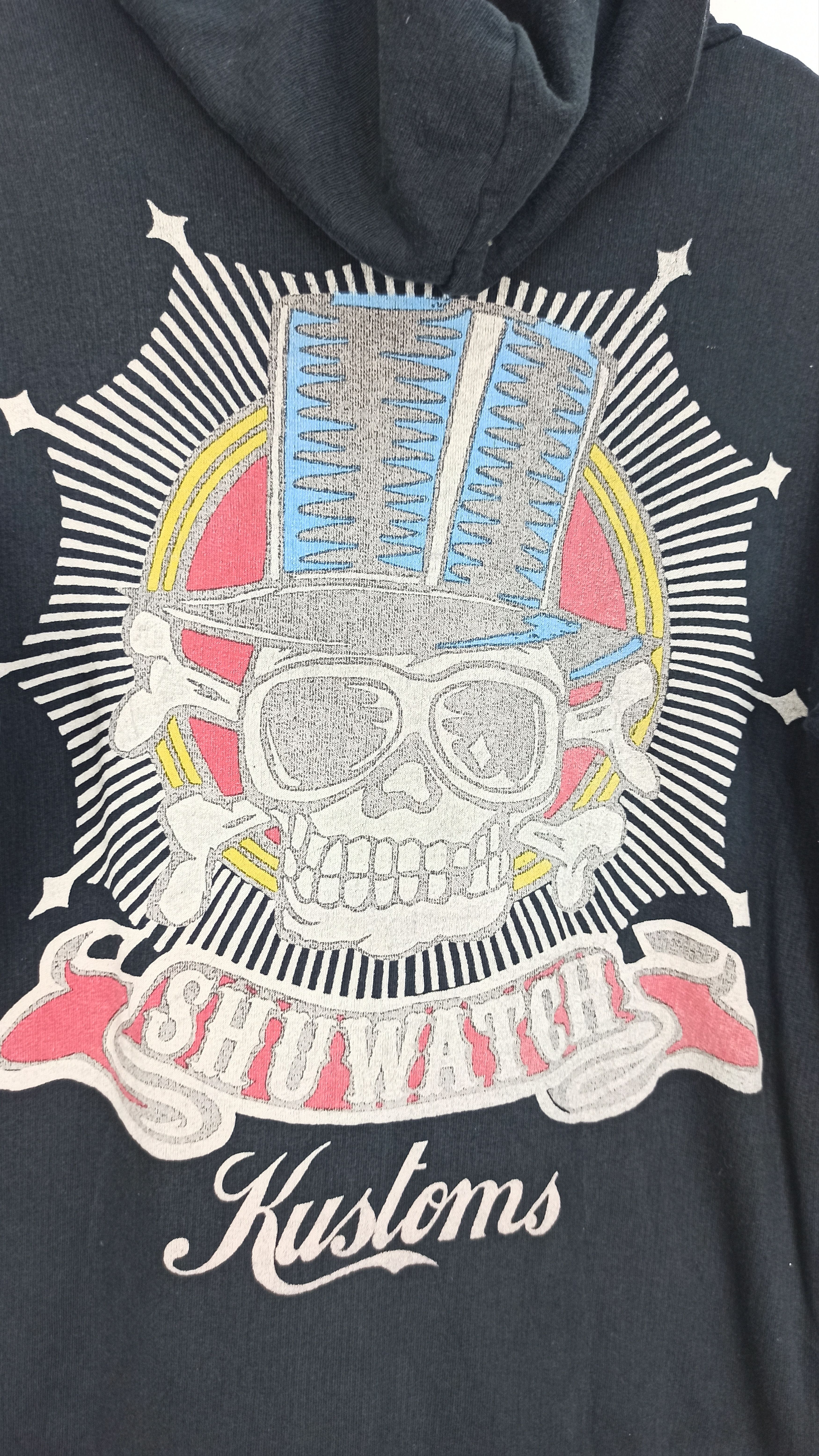 14th Addiction Hoodie Rock Skull by Shu Watch Kustom Japanese Brand Size US S / EU 44-46 / 1 - 4 Thumbnail