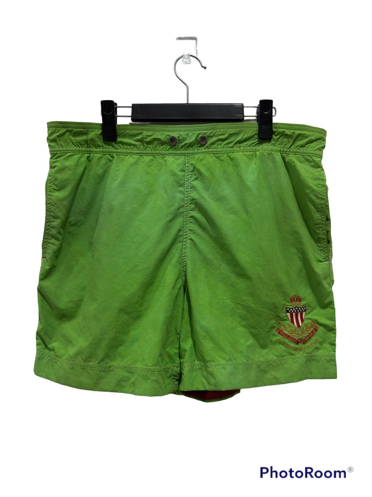image of Polo Ralph Laurent Boardshort Surfing Short Pants in Green, Men's (Size 37)