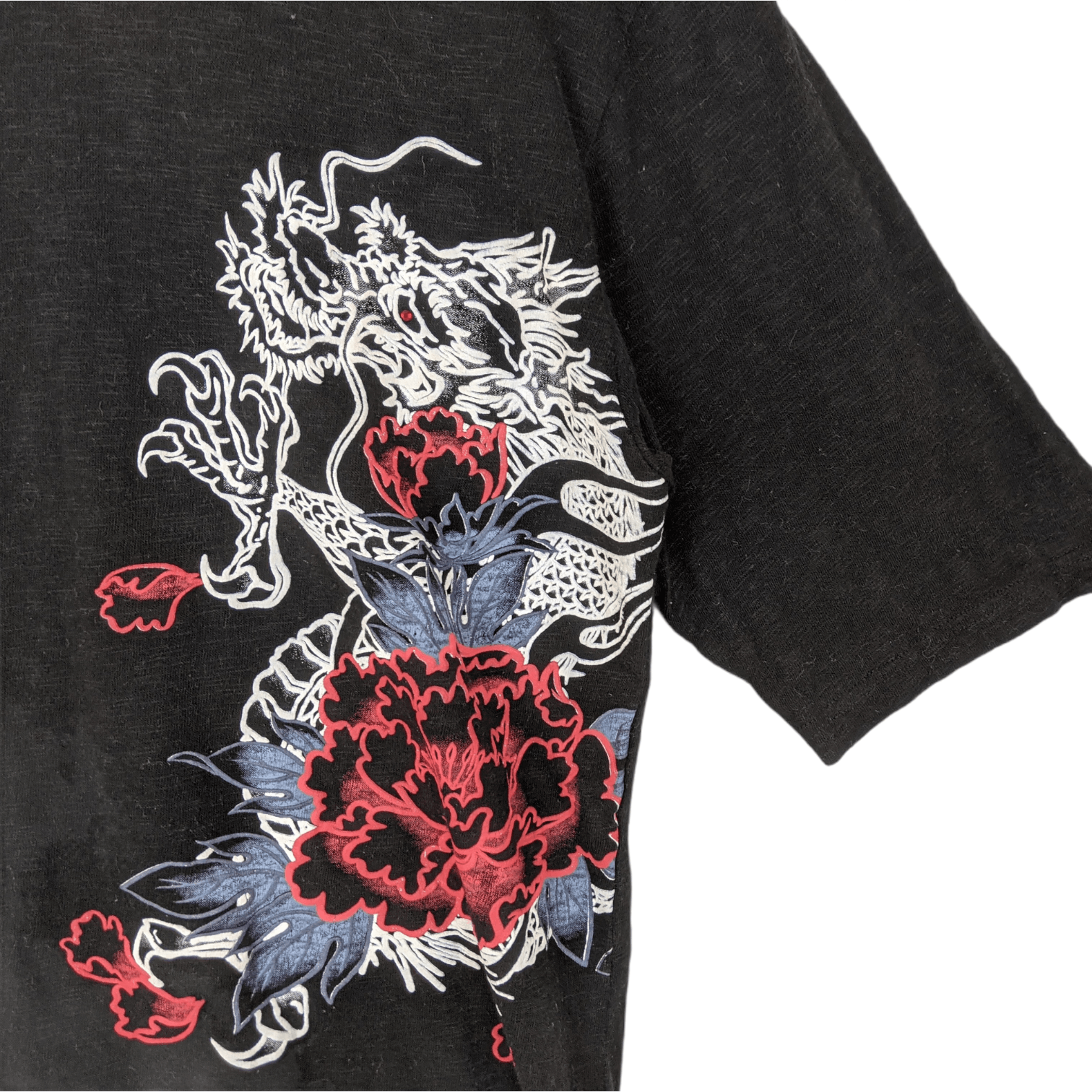 Japanese Brand ARAMA Japan Yakuza Gangster Dragon Graphic T-Shirt Size US L / EU 52-54 / 3 - 3 Thumbnail
