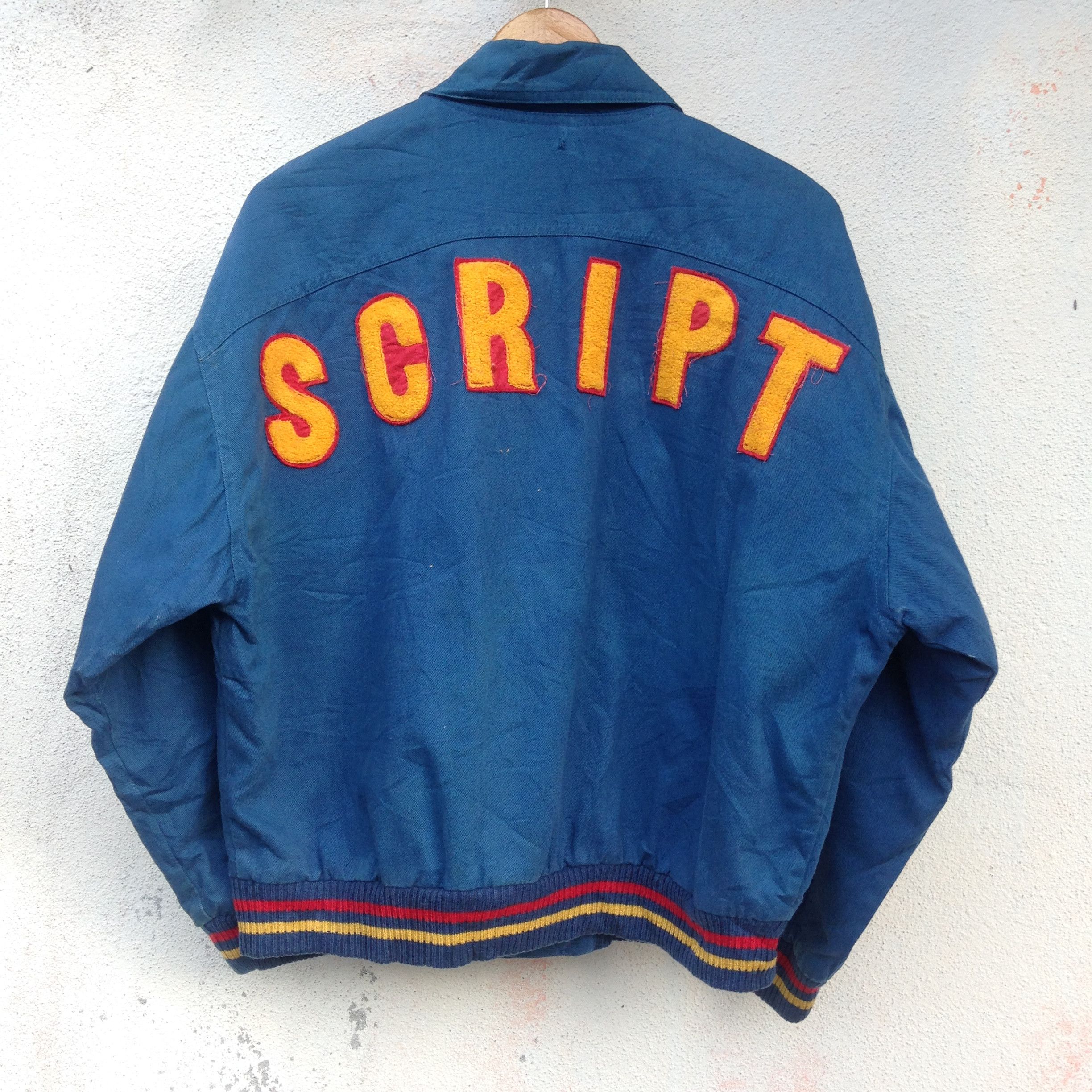 Hysteric Glamour × Vintage Vintage 80s Script Workwear Spellout Jacket Size US M / EU 48-50 / 2 - 1 Thumbnail