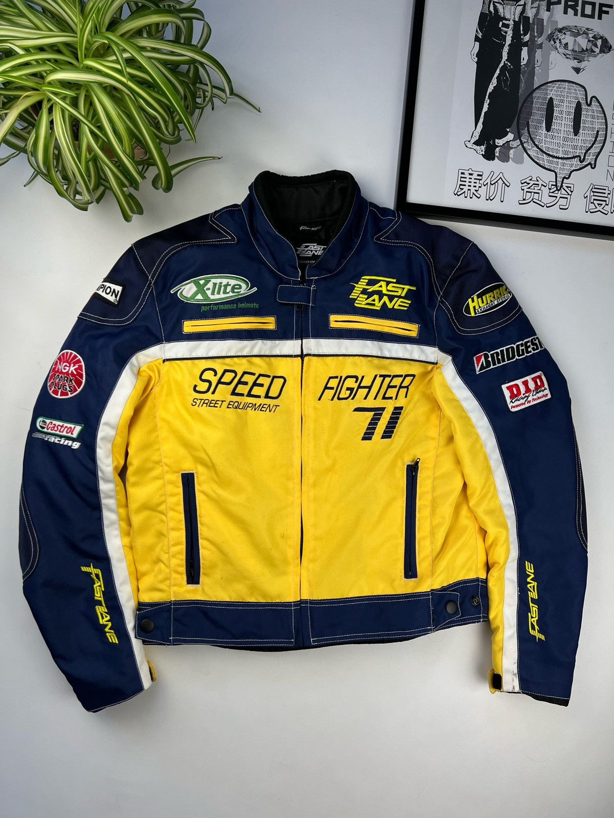 MOTO × Racing Fast Line Speed Fighter Racing Jacket | Grailed