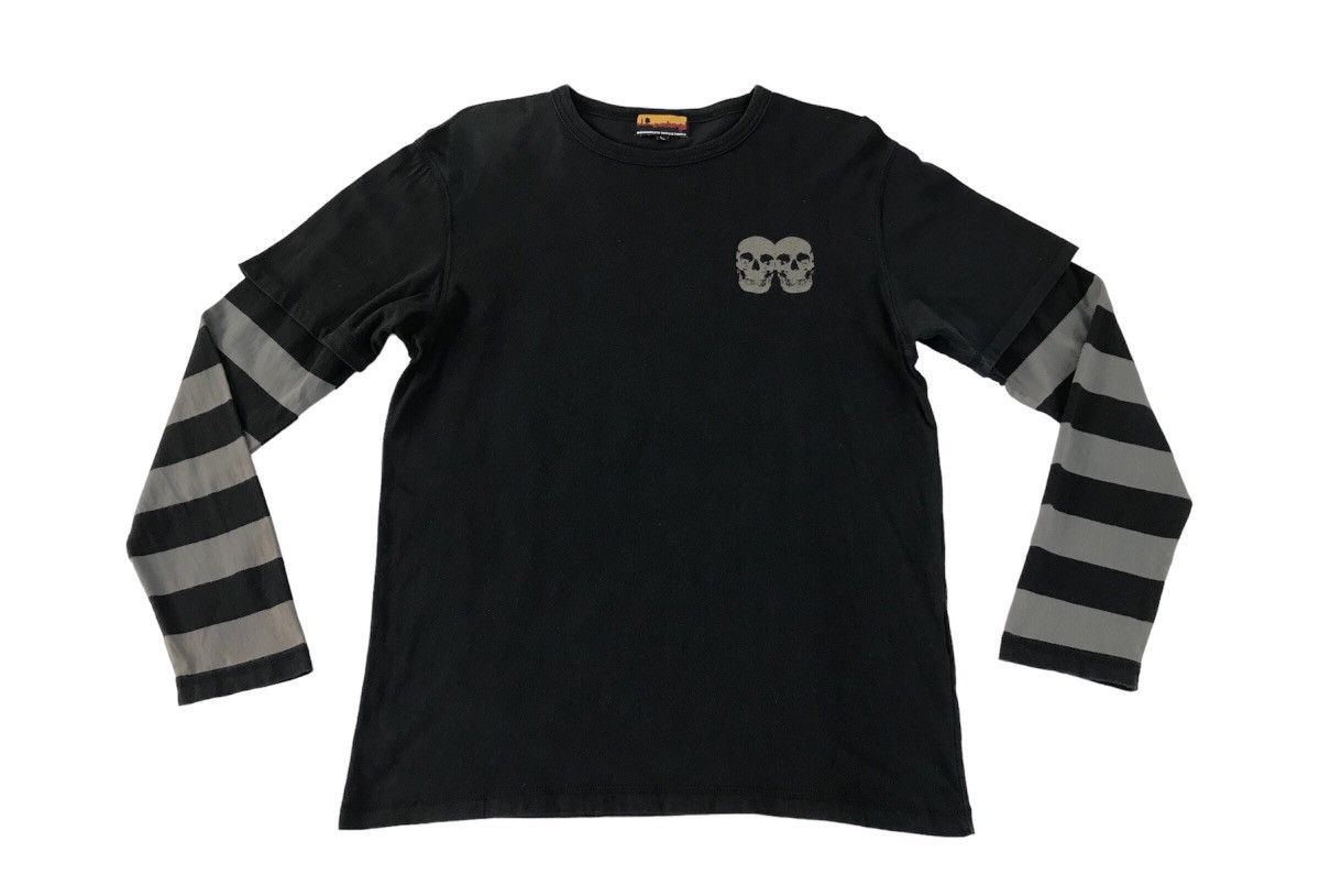 Brooklyn Industries × Vintage Brooklyn Industries Printed Skull Long Sleeve Design Size US M / EU 48-50 / 2 - 1 Thumbnail