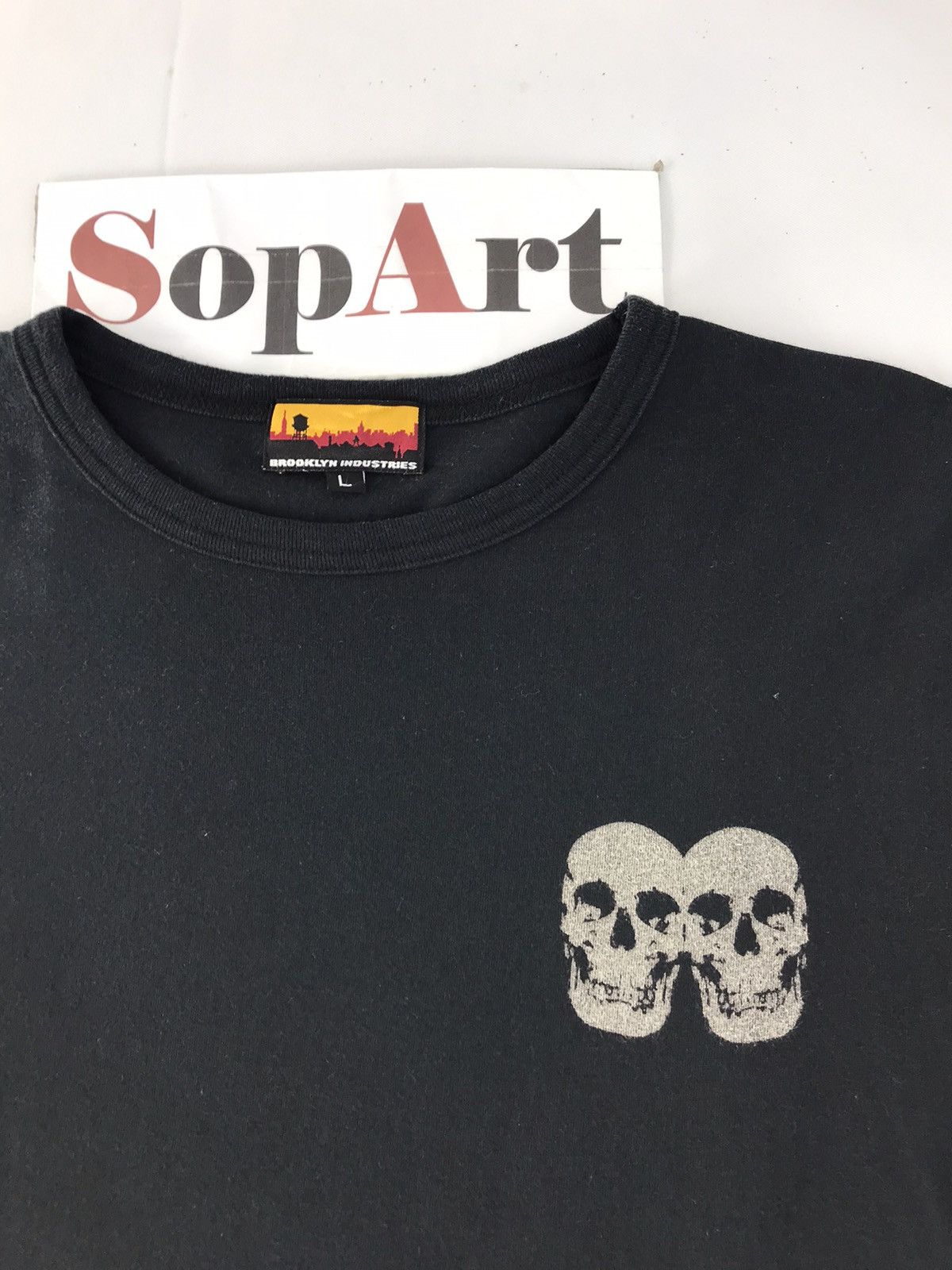 Brooklyn Industries × Vintage Brooklyn Industries Printed Skull Long Sleeve Design Size US M / EU 48-50 / 2 - 4 Thumbnail