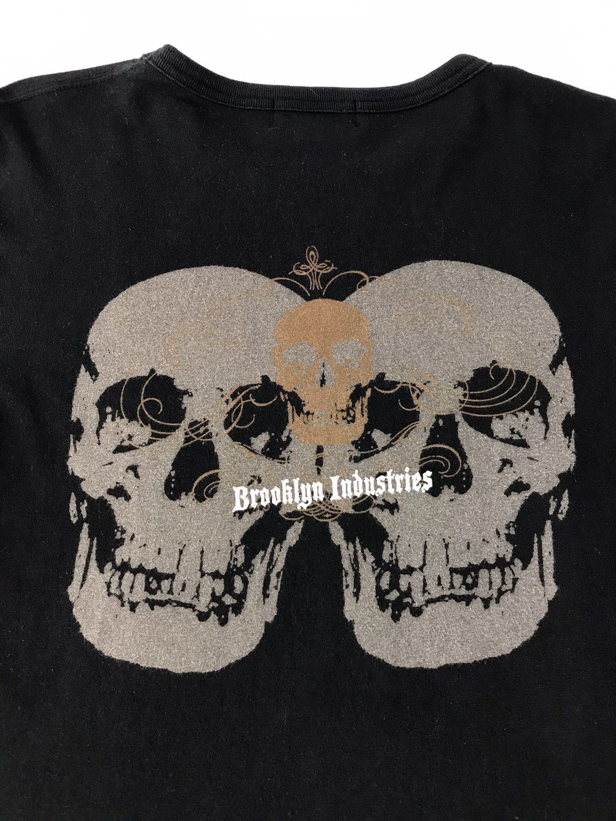 Brooklyn Industries × Vintage Brooklyn Industries Printed Skull Long Sleeve Design Size US M / EU 48-50 / 2 - 8 Thumbnail