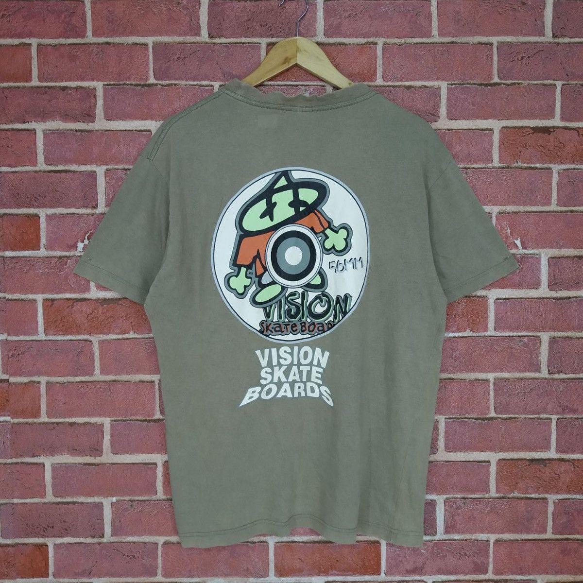 Vintage × Vision Streetwear × Welcome Skateboards Vintage Vision Street Wear 90s Skateboard Promo Shirt Size US L / EU 52-54 / 3 - 1 Thumbnail