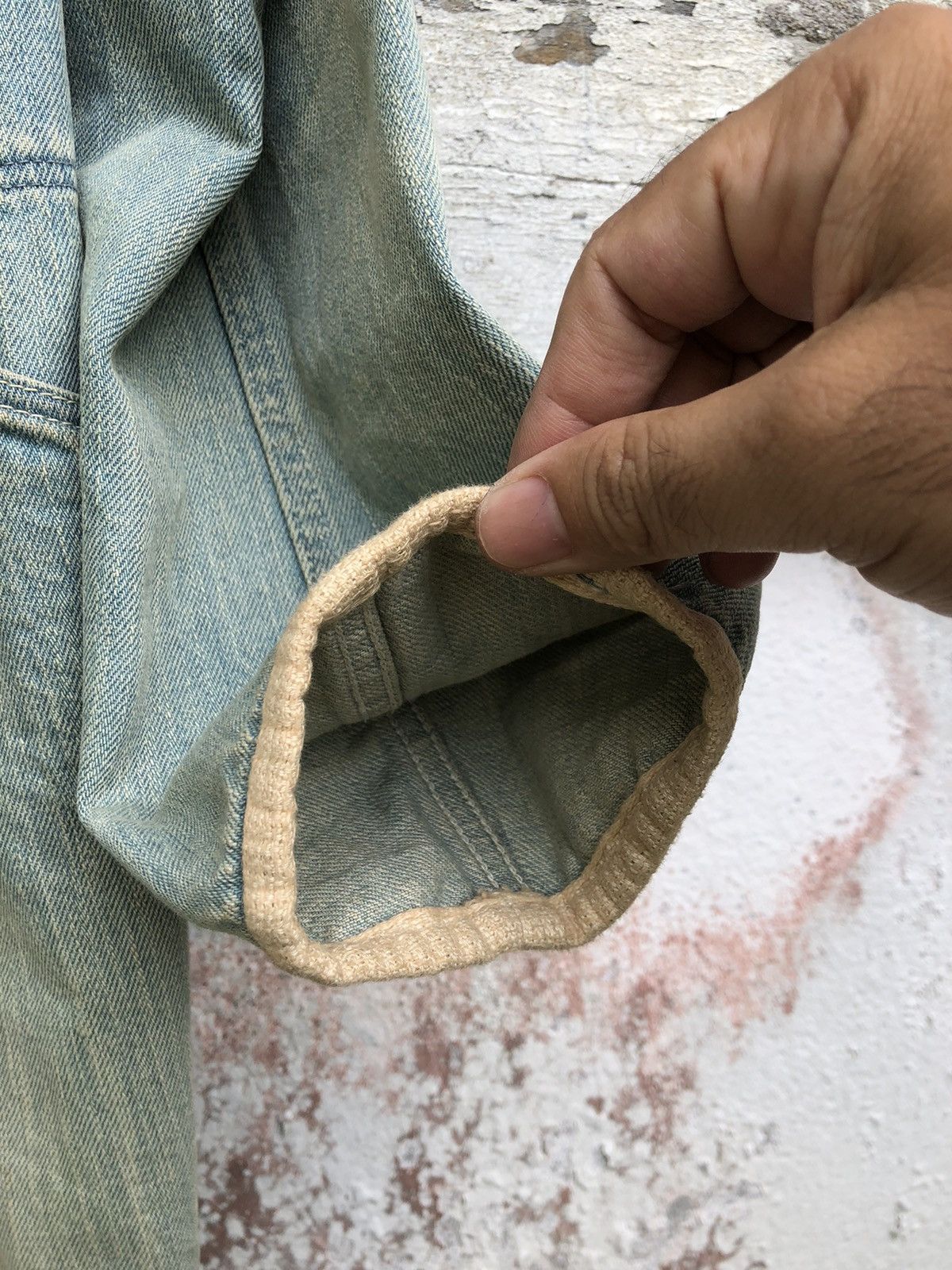 Kapital Rare Kapital Distressed Redux Navy Deck Coat Denim Jacket Size US S / EU 44-46 / 1 - 17 Thumbnail