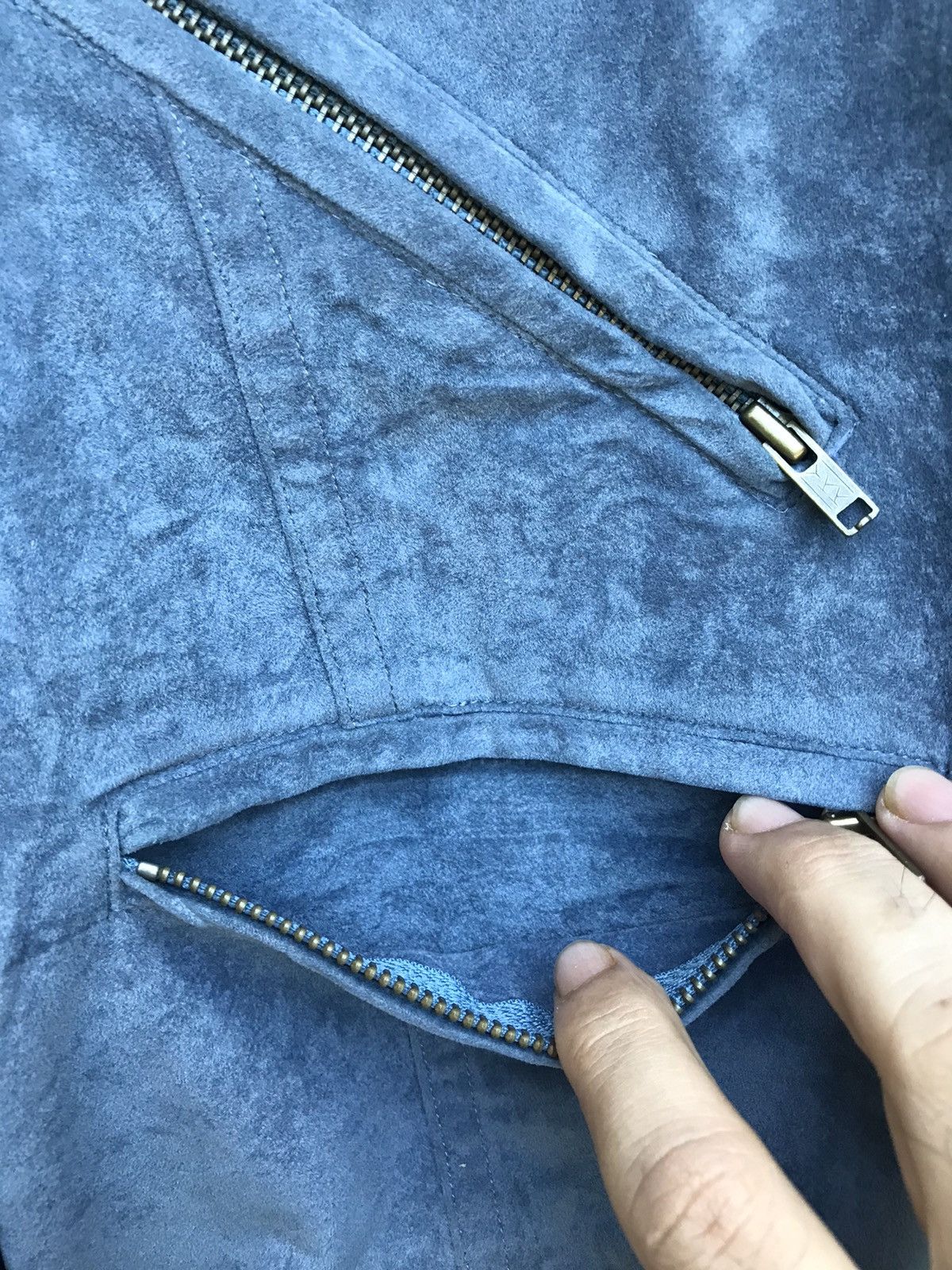 Velvet × Y's × Yohji Yamamoto Masterclass 80s Y’s Worksyop Cropped Velvet Jacket Size US L / EU 52-54 / 3 - 7 Thumbnail