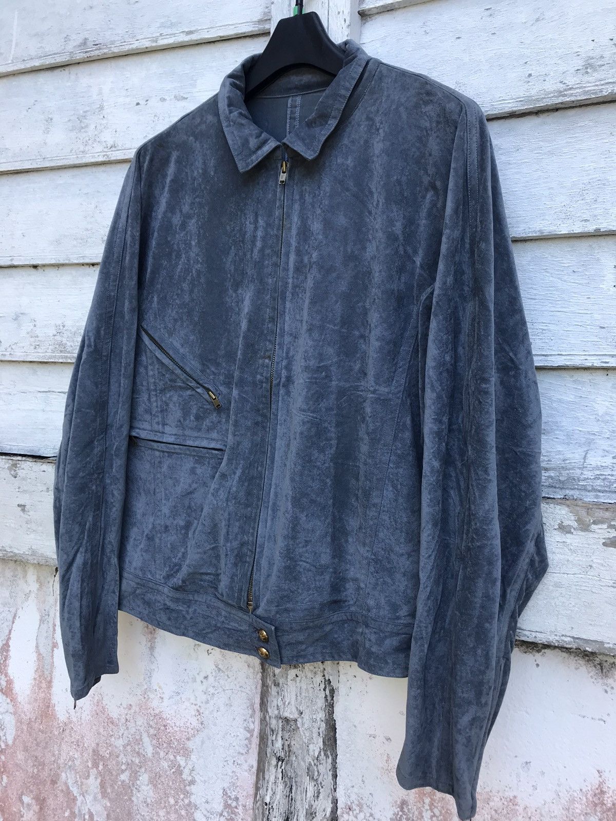 Velvet × Y's × Yohji Yamamoto Masterclass 80s Y’s Worksyop Cropped Velvet Jacket Size US L / EU 52-54 / 3 - 2 Thumbnail