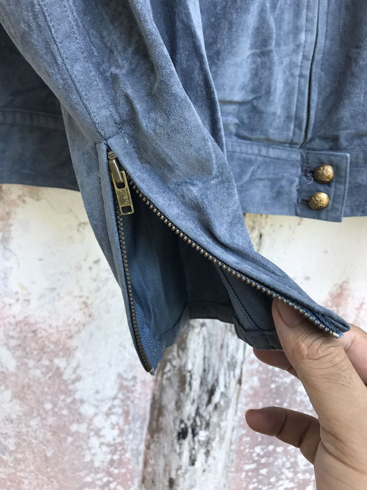 Velvet × Y's × Yohji Yamamoto Masterclass 80s Y’s Worksyop Cropped Velvet Jacket Size US L / EU 52-54 / 3 - 10 Thumbnail