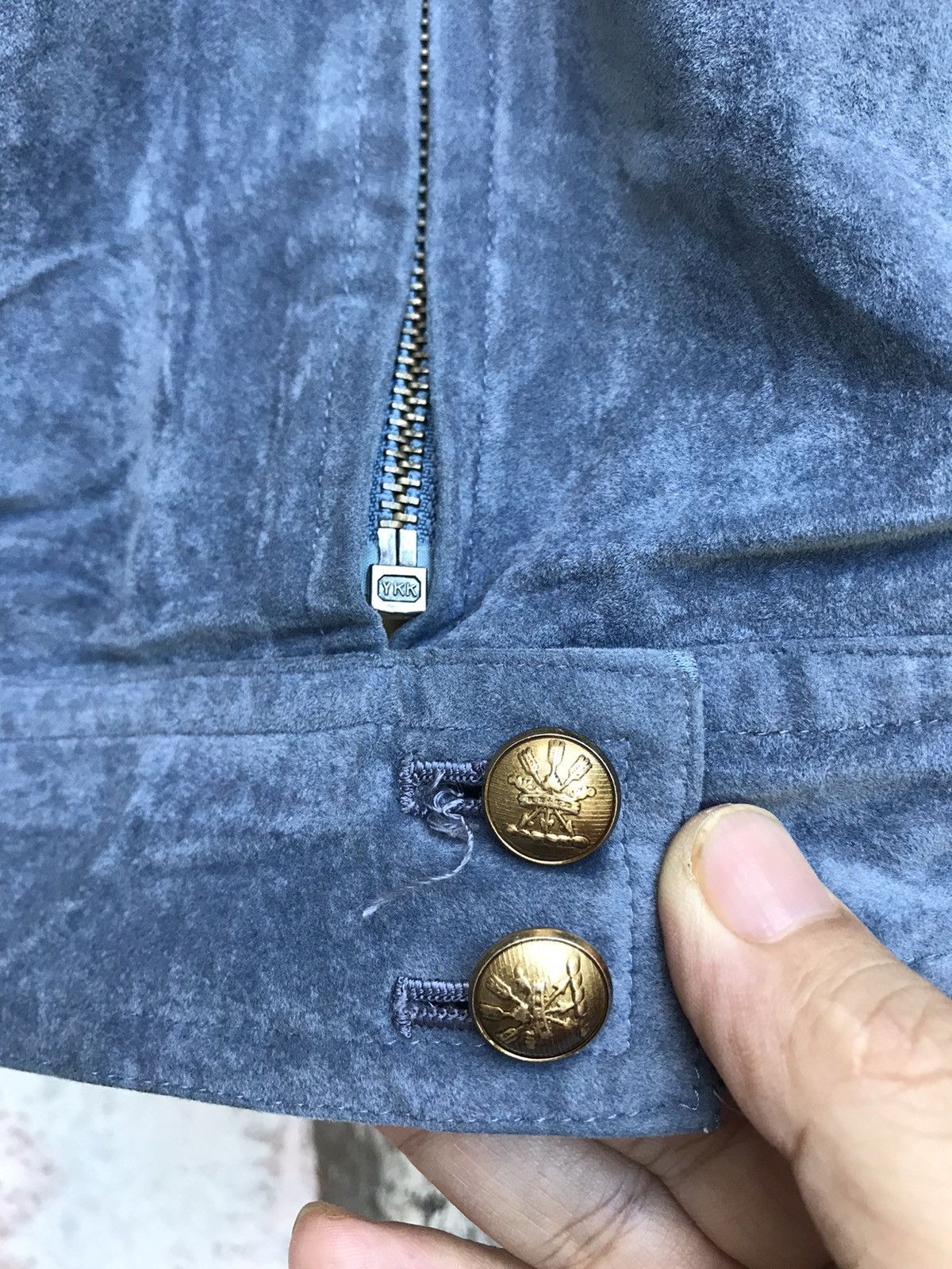 Velvet × Y's × Yohji Yamamoto Masterclass 80s Y’s Worksyop Cropped Velvet Jacket Size US L / EU 52-54 / 3 - 11 Thumbnail
