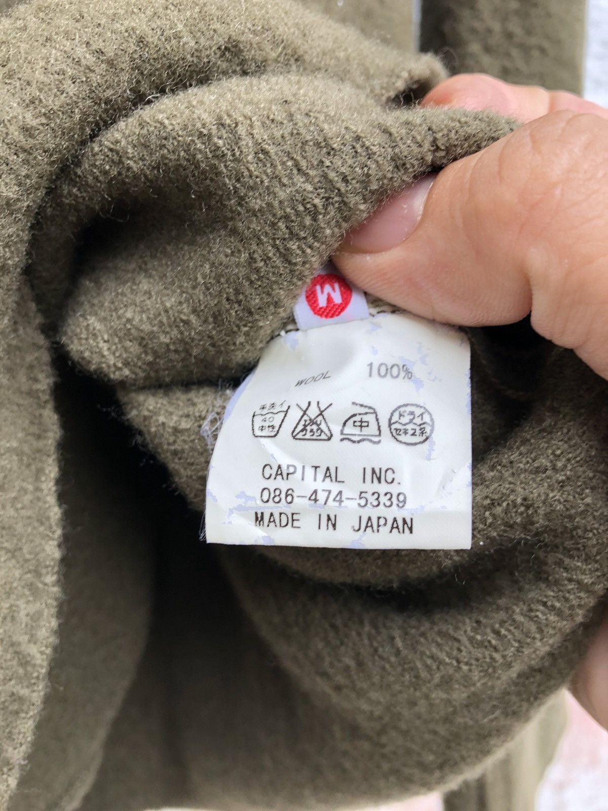 Kapital Kapital Wool Asymmetrical Button Hoodie Jacket Size US M / EU 48-50 / 2 - 10 Thumbnail