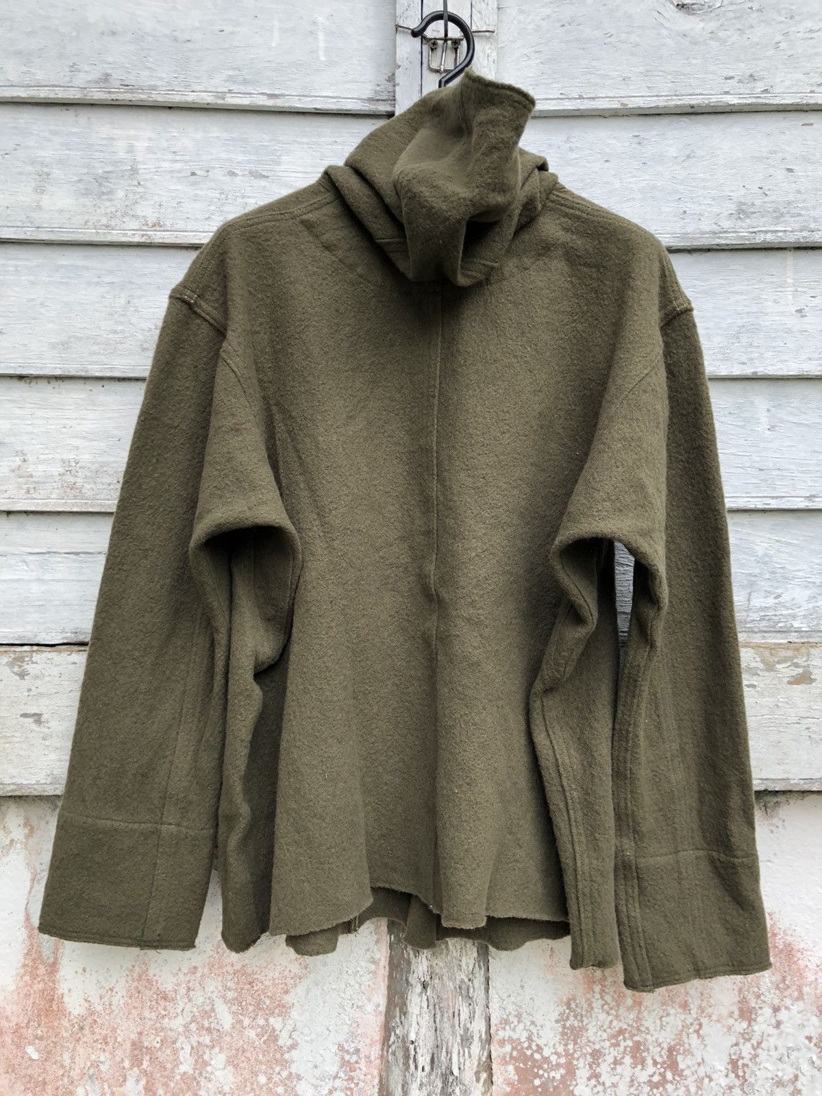 Kapital Kapital Wool Asymmetrical Button Hoodie Jacket Size US M / EU 48-50 / 2 - 4 Thumbnail