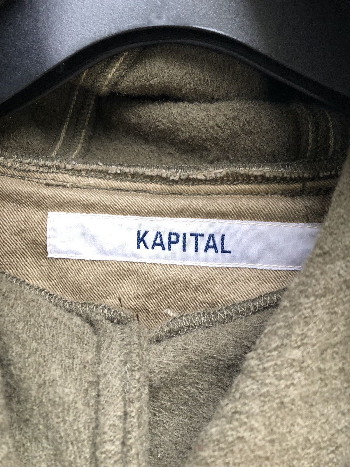 Kapital Kapital Wool Asymmetrical Button Hoodie Jacket Size US M / EU 48-50 / 2 - 9 Thumbnail