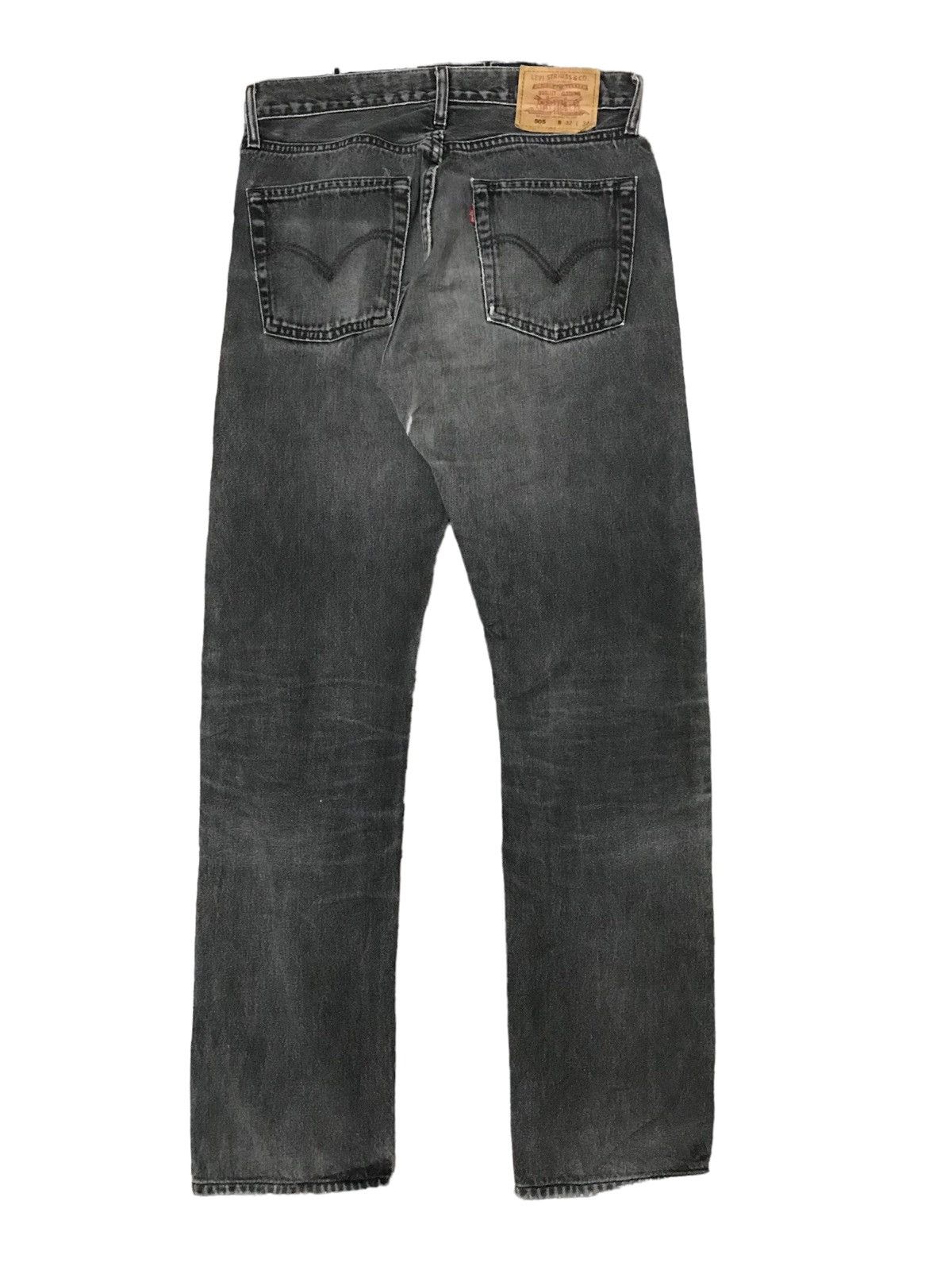 Levi's VINTAGE LEVIS 505 BLACK FADED 505-0959 STRAIGHT CUT Size US 31 - 1 Thumbnail