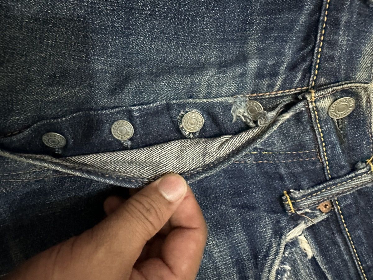Evisu VTG Distress Evisu No.2 Japan Denim Jeans Size US 32 / EU 48 - 13 Thumbnail