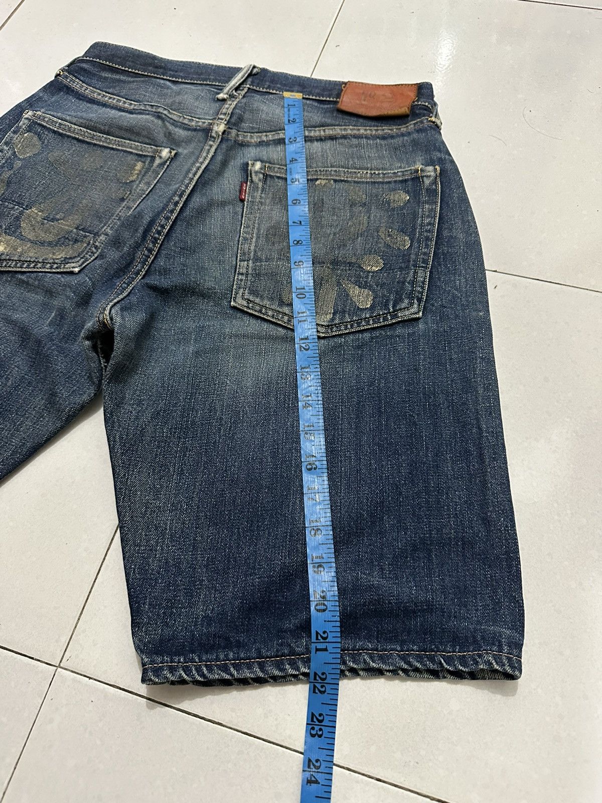 Evisu VTG Distress Evisu No.2 Japan Denim Jeans Size US 32 / EU 48 - 17 Thumbnail