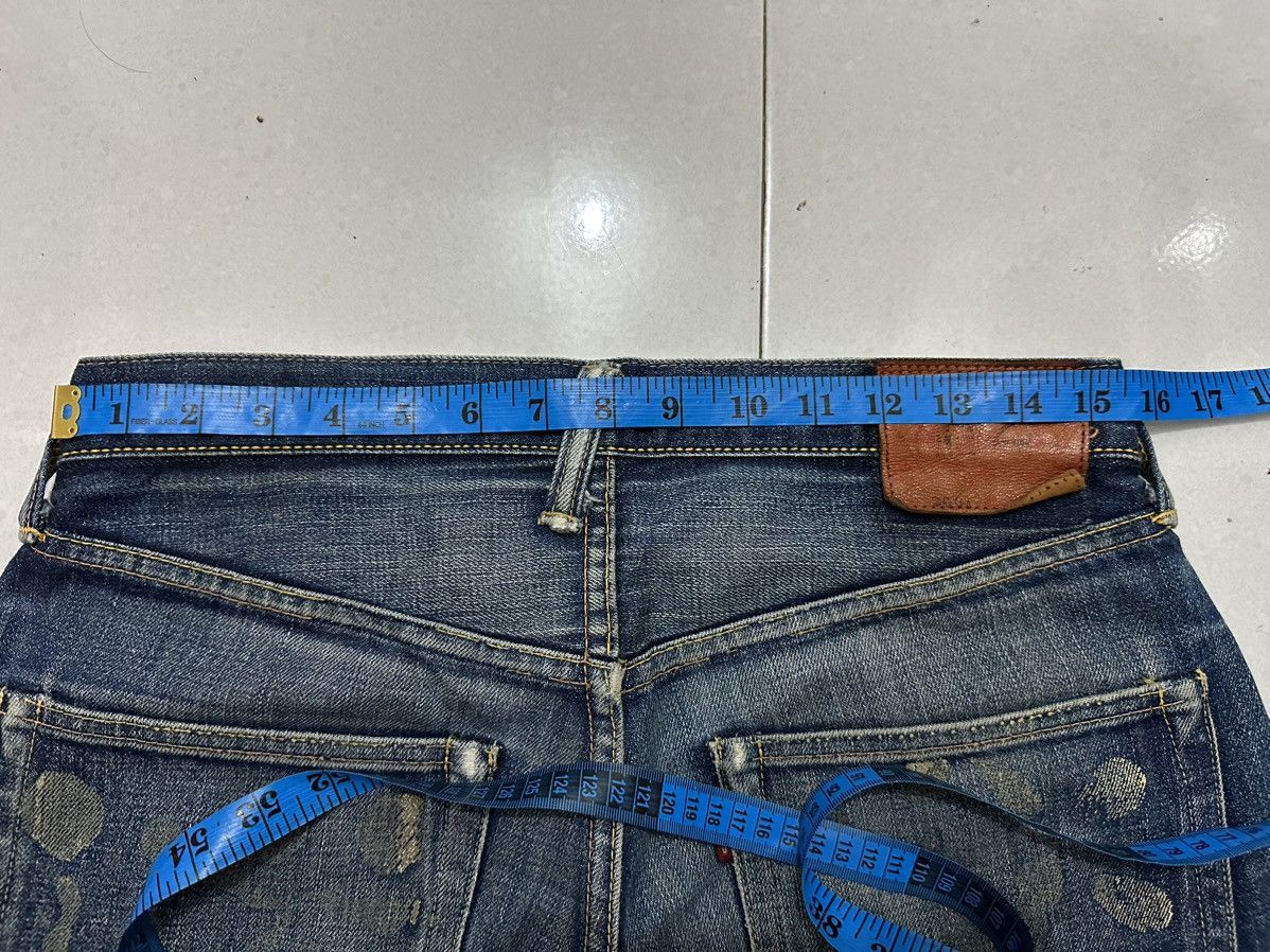 Evisu VTG Distress Evisu No.2 Japan Denim Jeans Size US 32 / EU 48 - 16 Thumbnail