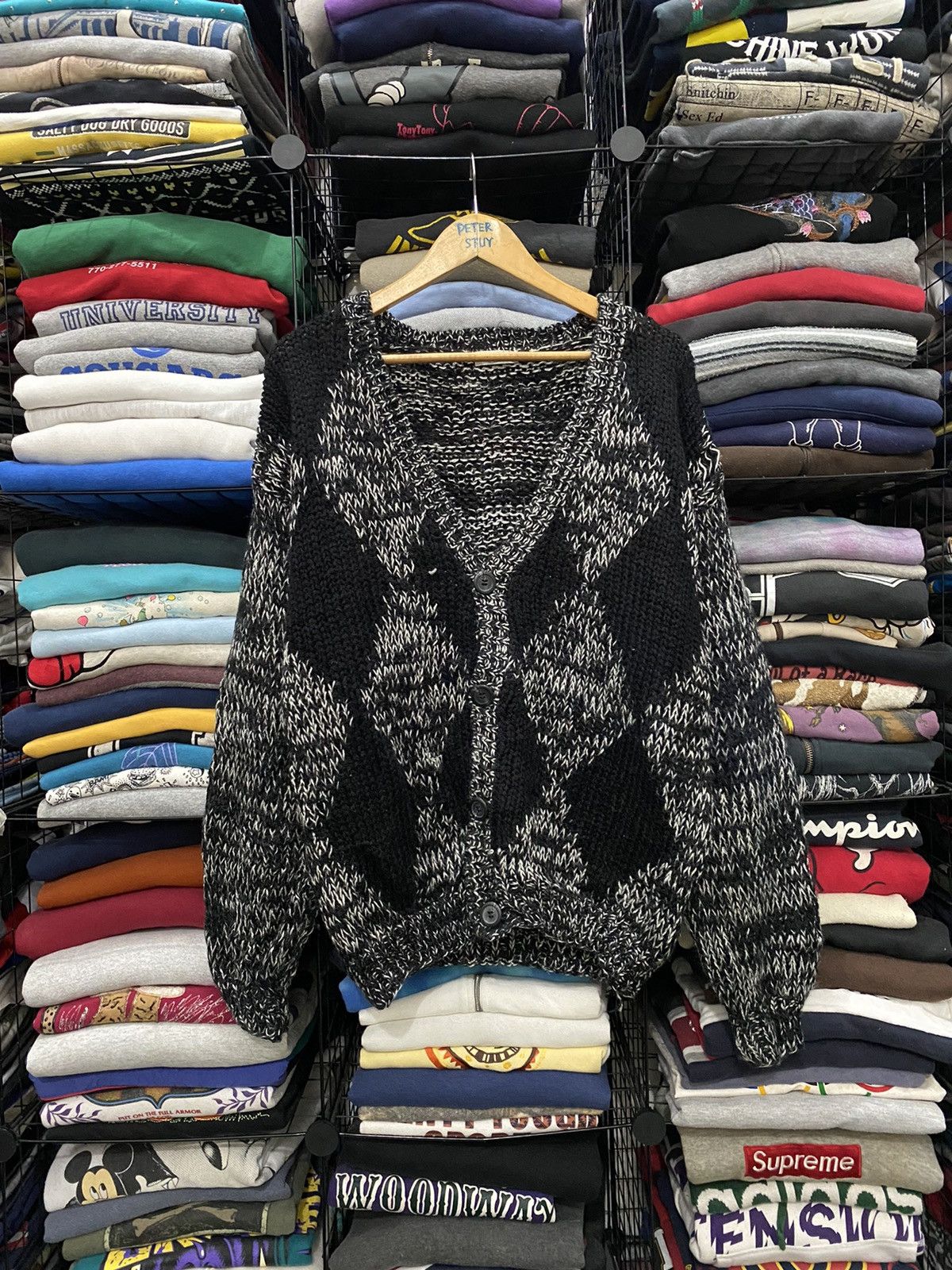 Japanese Brand × Vintage VINTAGE LEOBRO’S HOMME KNITWEAR JACKET Size US L / EU 52-54 / 3 - 1 Thumbnail