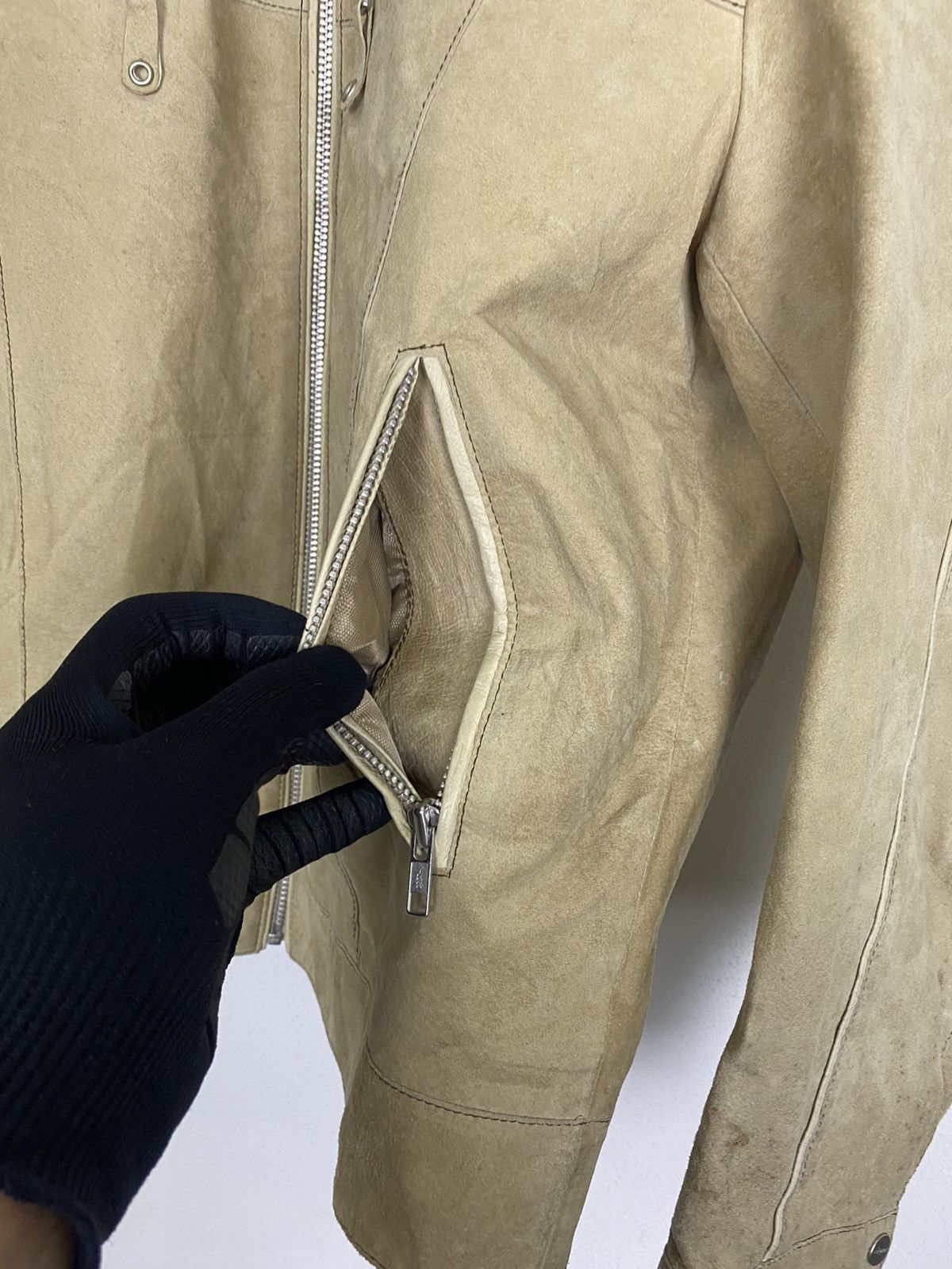 Leather 🔥ARCHIVE🔥LICORICE LEATHER JACKET Size US L / EU 52-54 / 3 - 6 Thumbnail