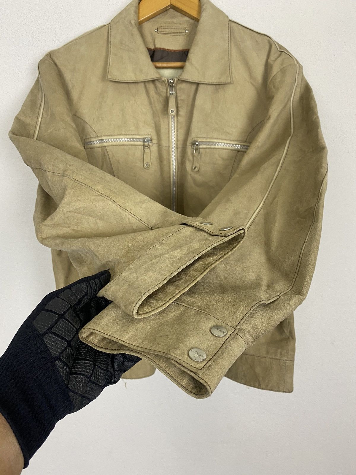 Leather 🔥ARCHIVE🔥LICORICE LEATHER JACKET Size US L / EU 52-54 / 3 - 5 Thumbnail