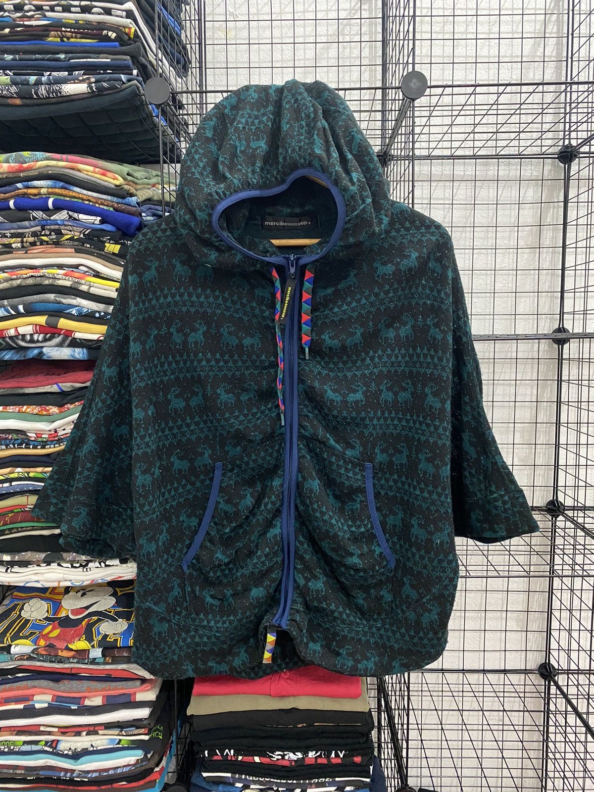 mercibeaucoup Mercibeaucoup by Issey miyake knitwear Parka-Sweater Design Size US M / EU 48-50 / 2 - 1 Thumbnail
