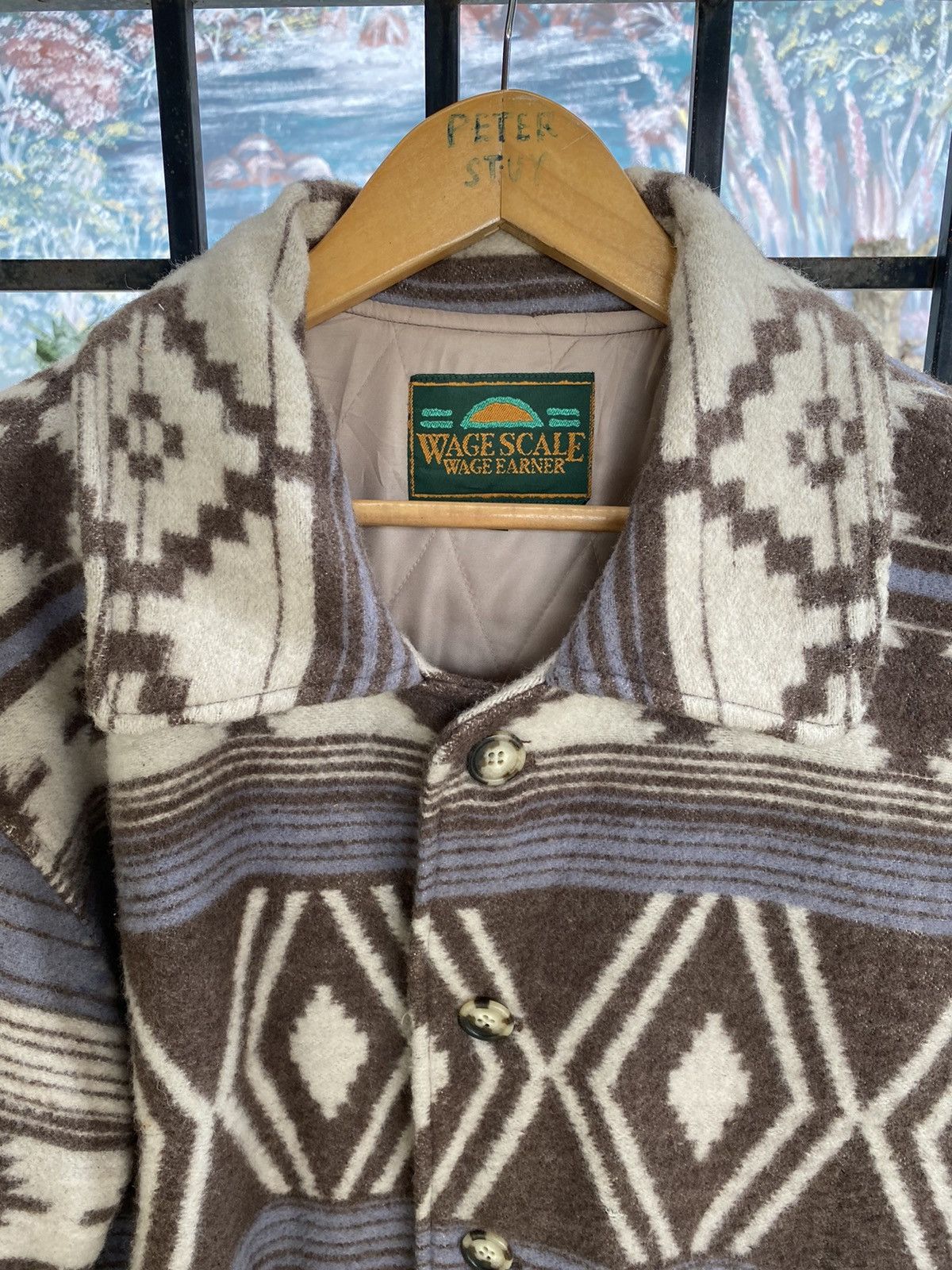 Japanese Brand WAGE SCALE WAGE EARNER NAVAJO TARTAN JACKET Size US M / EU 48-50 / 2 - 5 Thumbnail