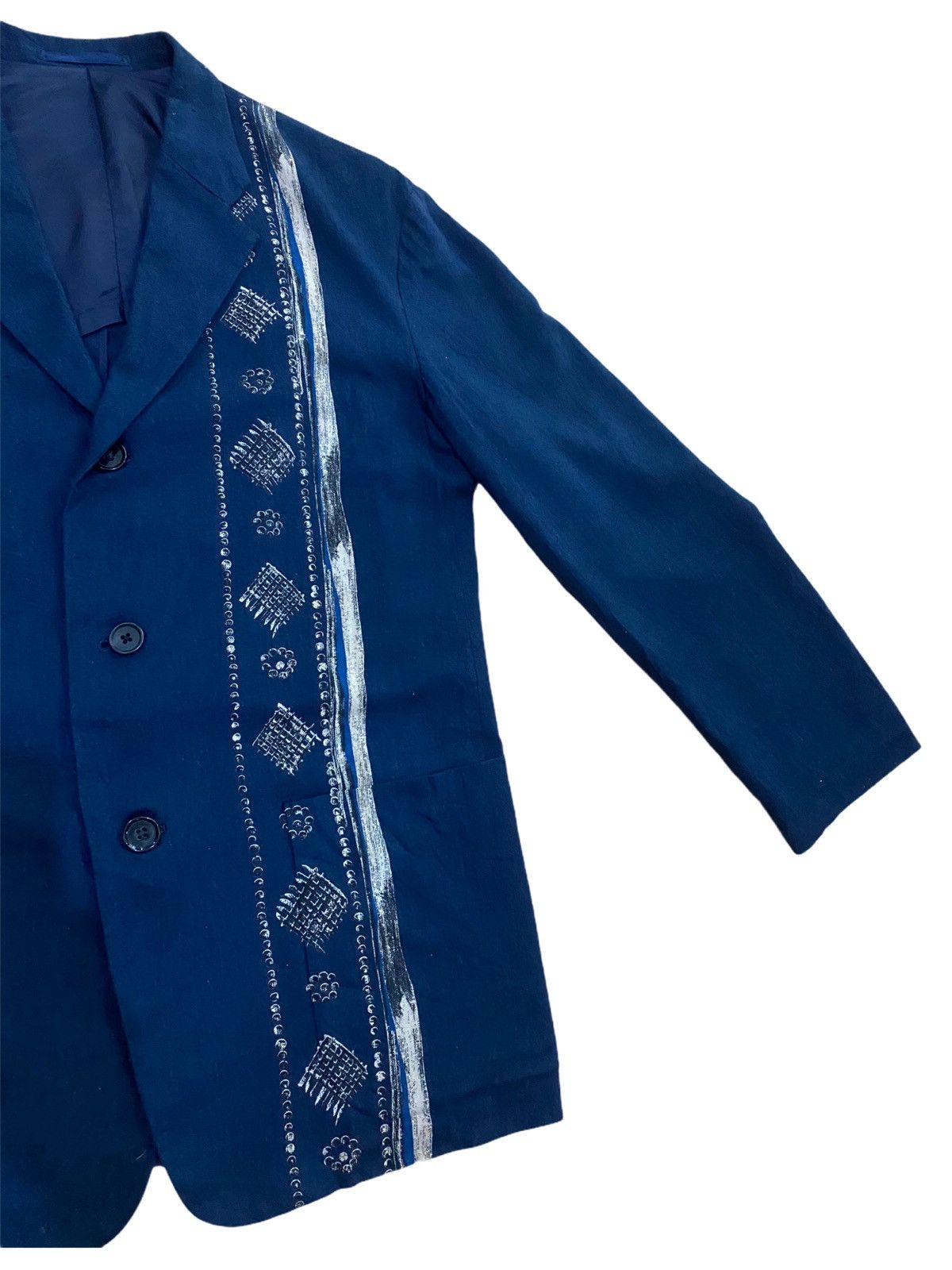 Yohji Yamamoto 🔥MU-J08-200 Y’s FOR MEN TROMPE L’OEIL PRINTED JACKET-GK117 Size US M / EU 48-50 / 2 - 4 Thumbnail