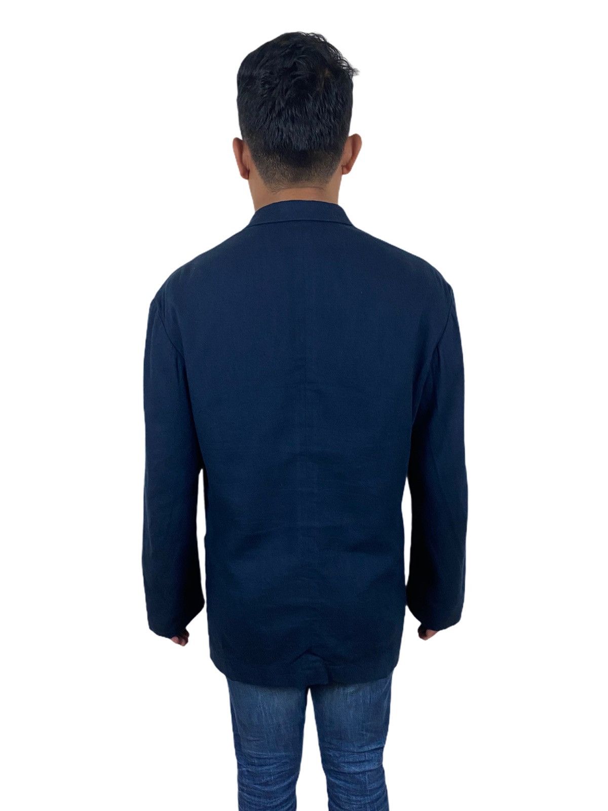 Yohji Yamamoto 🔥MU-J08-200 Y’s FOR MEN TROMPE L’OEIL PRINTED JACKET-GK117 Size US M / EU 48-50 / 2 - 16 Thumbnail