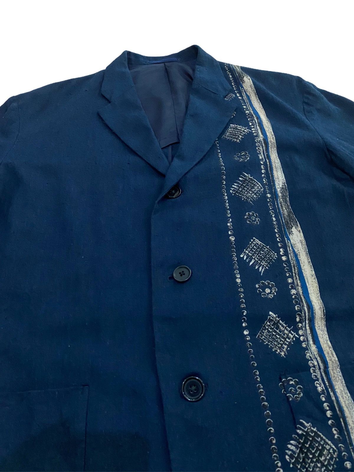 Yohji Yamamoto 🔥MU-J08-200 Y’s FOR MEN TROMPE L’OEIL PRINTED JACKET-GK117 Size US M / EU 48-50 / 2 - 8 Thumbnail