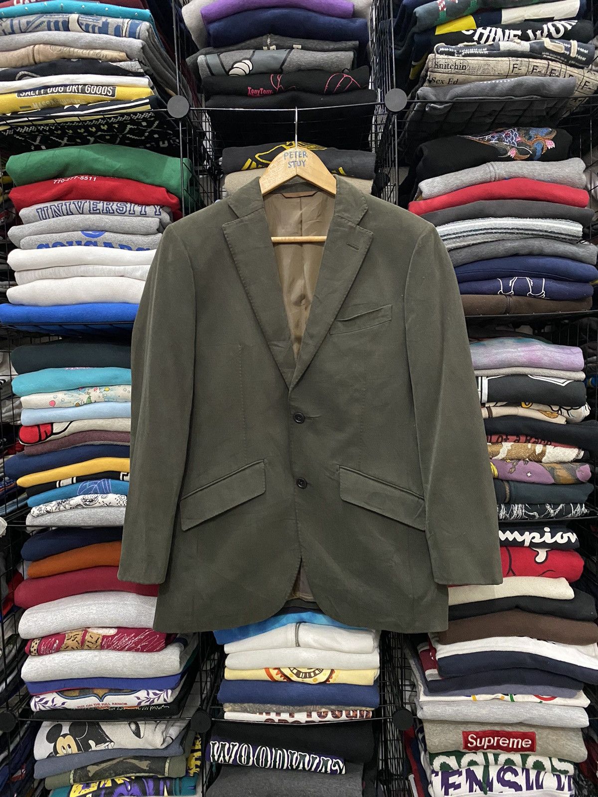 Richard James RICHARD JAMES GREEN WOOL JACKET Size US M / EU 48-50 / 2 - 1 Thumbnail