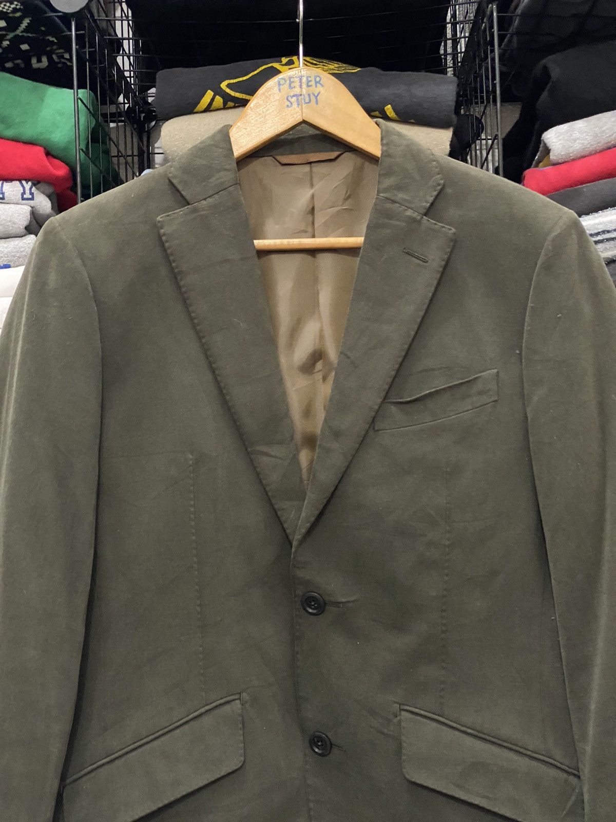 Richard James RICHARD JAMES GREEN WOOL JACKET Size US M / EU 48-50 / 2 - 2 Thumbnail