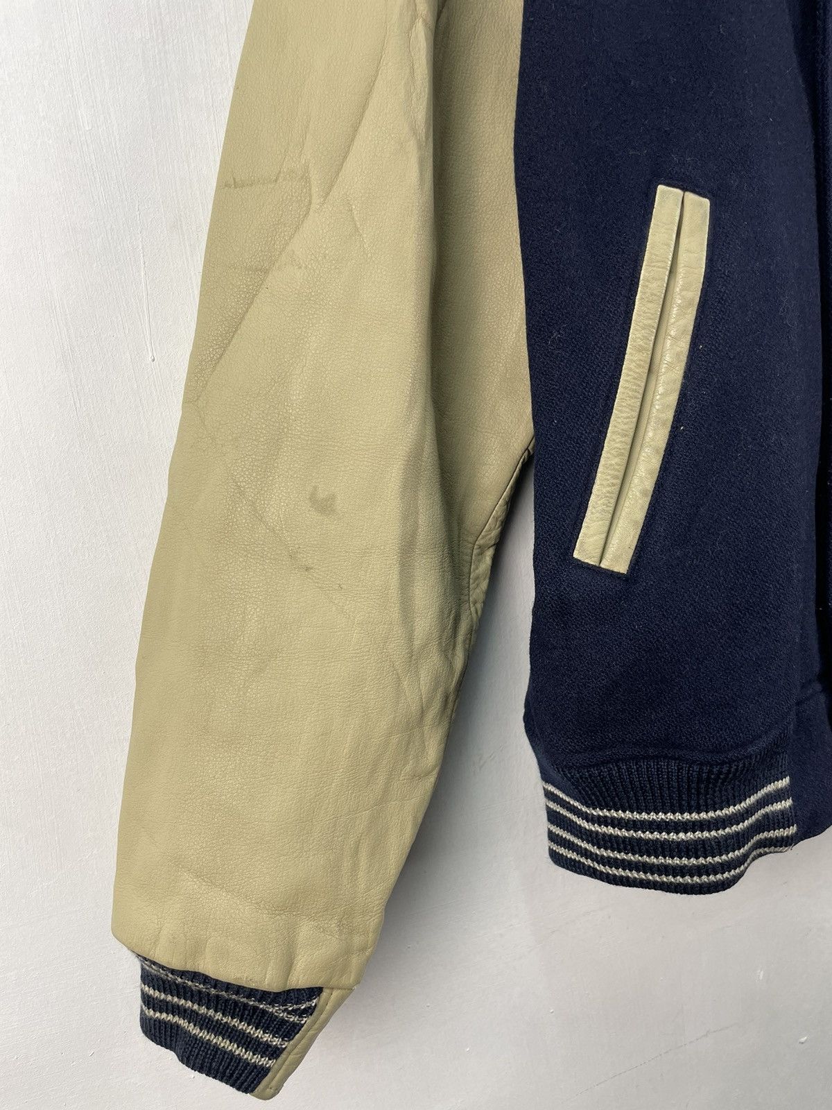 Fila RARE Vintage 80s Fila Varsity Jacket Leather Letterman Size US M / EU 48-50 / 2 - 10 Thumbnail