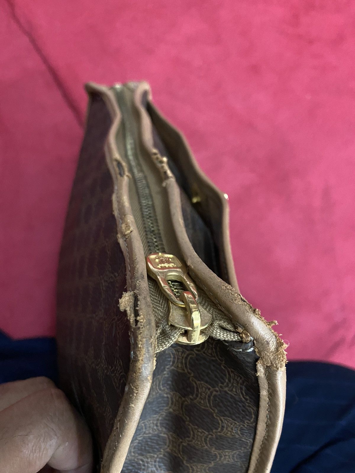 Celine Celine Cluth Bag Leather Size ONE SIZE - 8 Thumbnail