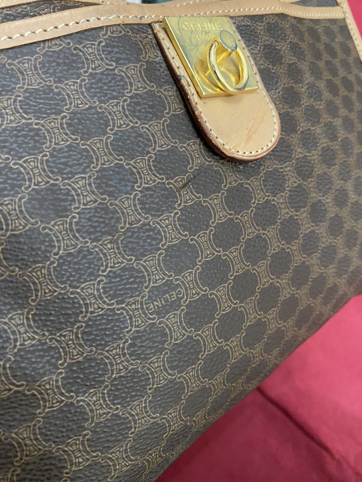 Celine Celine Cluth Bag Leather Size ONE SIZE - 9 Thumbnail