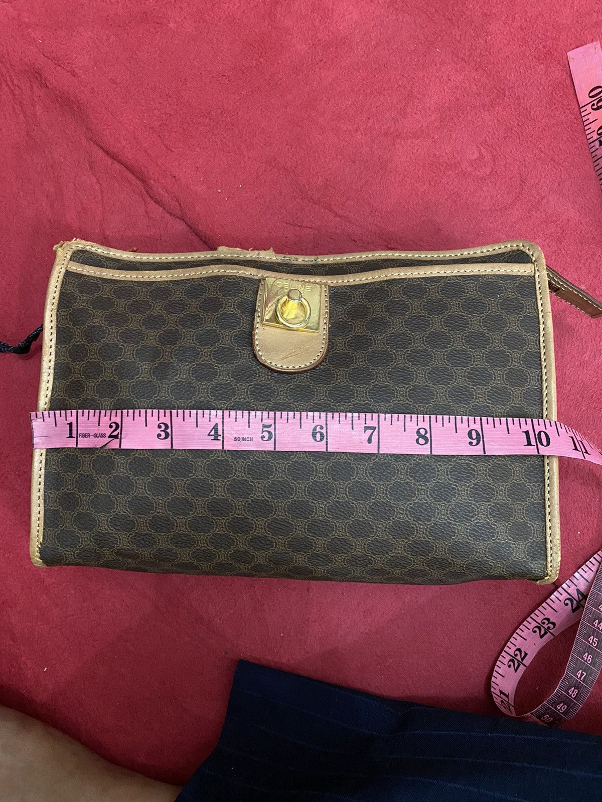 Celine Celine Cluth Bag Leather Size ONE SIZE - 15 Thumbnail