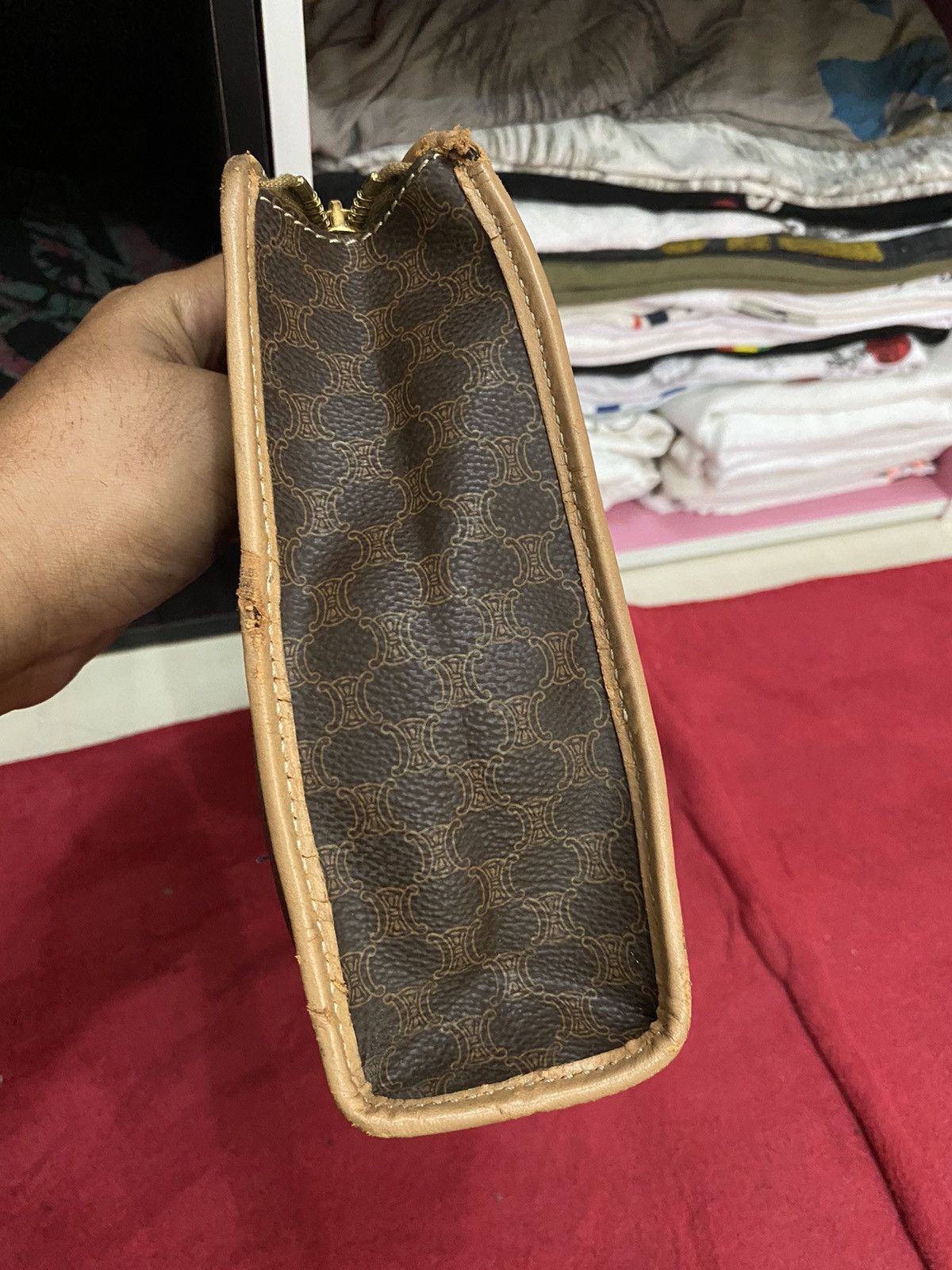 Celine Celine Cluth Bag Leather Size ONE SIZE - 3 Thumbnail