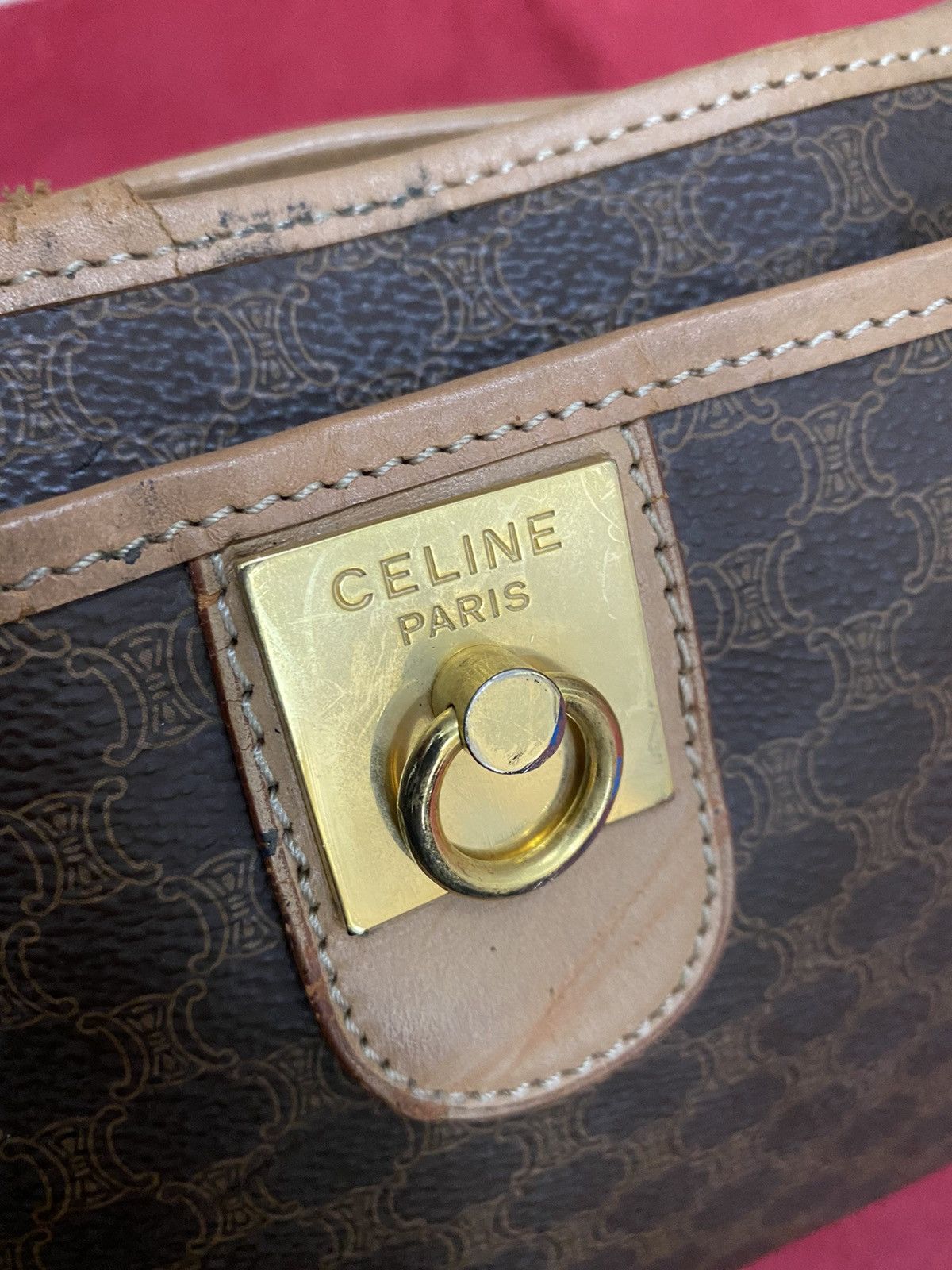 Celine Celine Cluth Bag Leather Size ONE SIZE - 5 Thumbnail