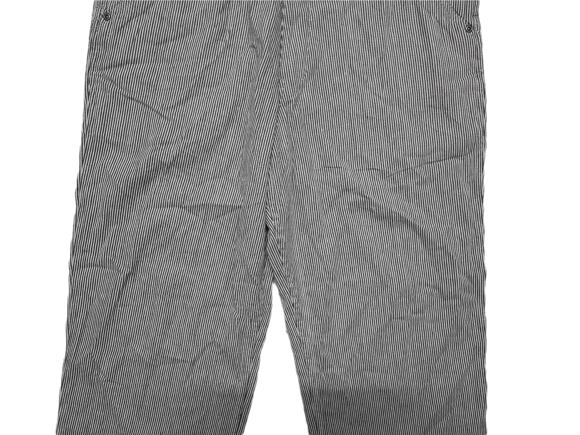 Japanese Brand Jungle Storm Japan Workwear Overalls Hickory Stripe (E158) Size US 34 / EU 50 - 4 Thumbnail