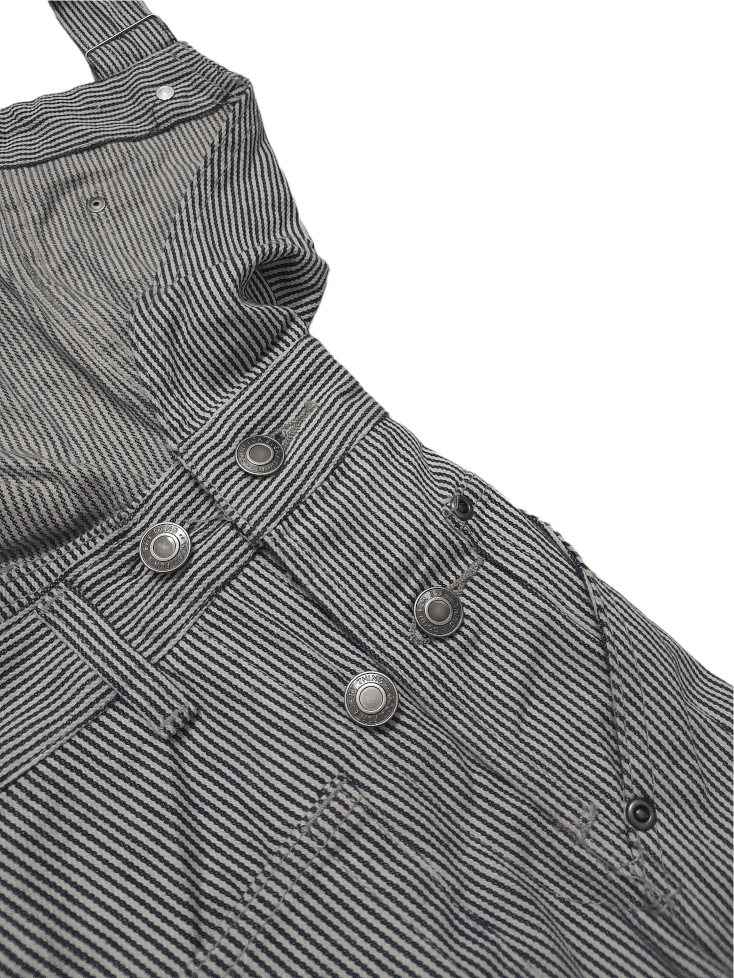 Japanese Brand Jungle Storm Japan Workwear Overalls Hickory Stripe (E158) Size US 34 / EU 50 - 10 Thumbnail
