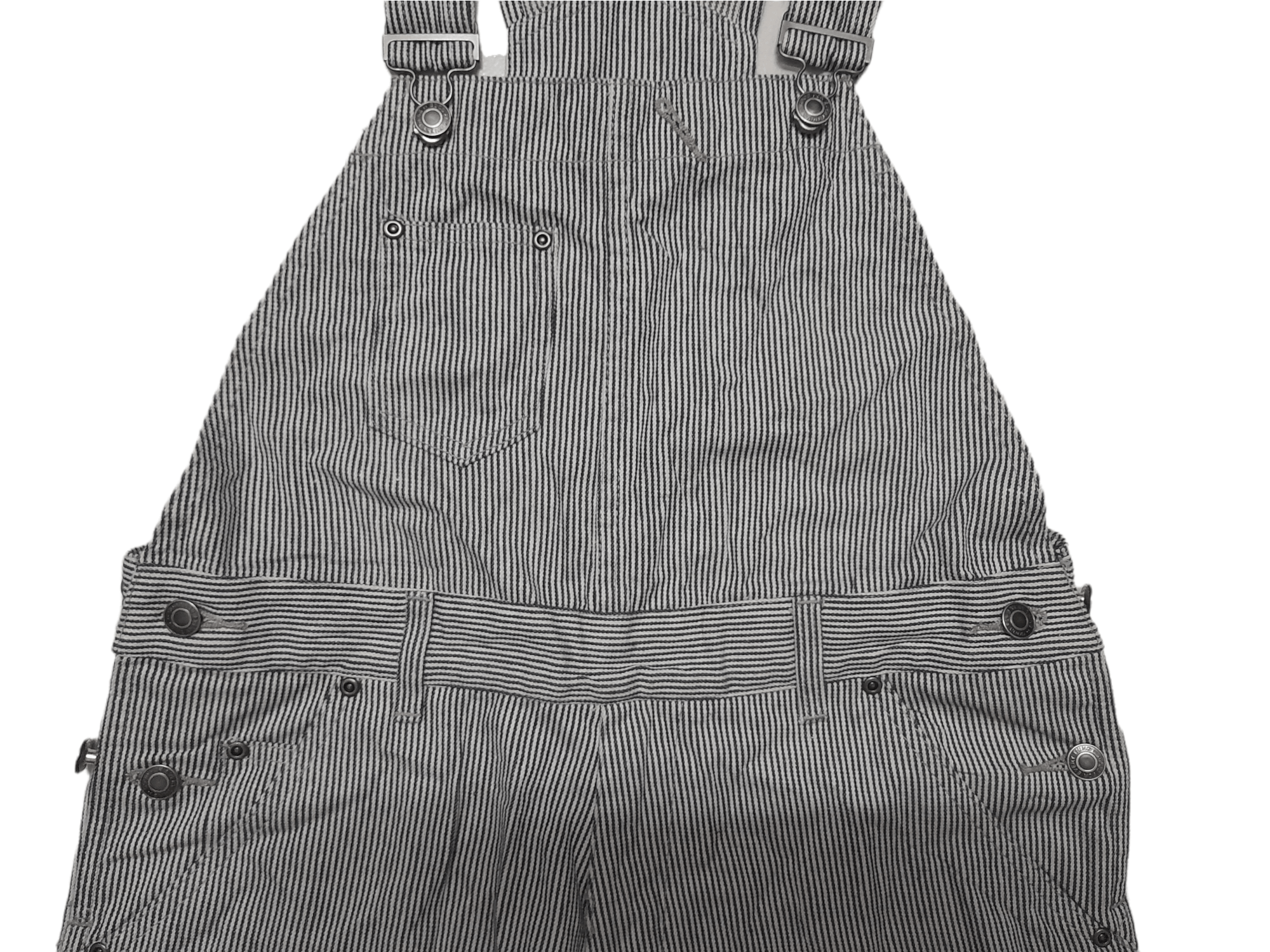 Japanese Brand Jungle Storm Japan Workwear Overalls Hickory Stripe (E158) Size US 34 / EU 50 - 3 Thumbnail