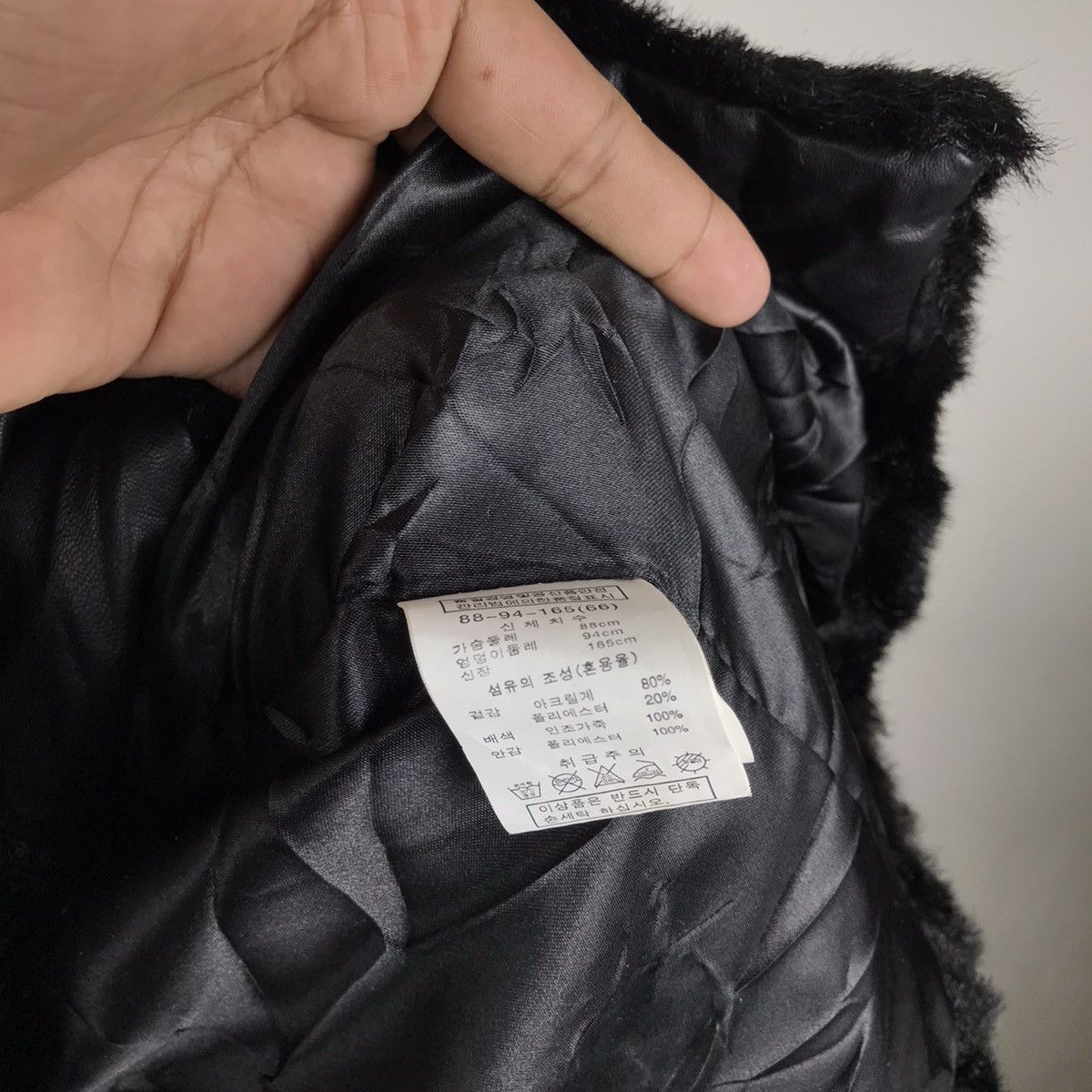 Japanese Brand × Vintage Vintage japanese S.Lriahh 100% Pure Mink Black Over Jacket Size S / US 4 / IT 40 - 11 Thumbnail