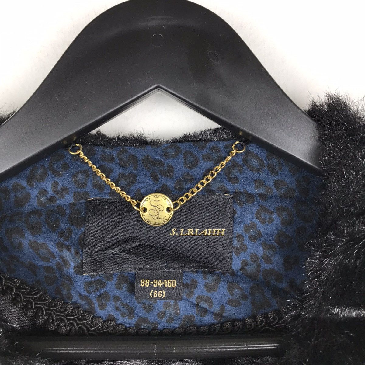 Japanese Brand × Vintage Vintage japanese S.Lriahh 100% Pure Mink Black Over Jacket Size S / US 4 / IT 40 - 5 Thumbnail