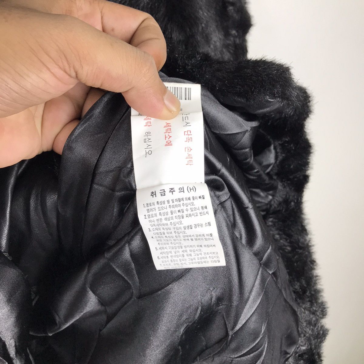 Japanese Brand × Vintage Vintage japanese S.Lriahh 100% Pure Mink Black Over Jacket Size S / US 4 / IT 40 - 13 Thumbnail