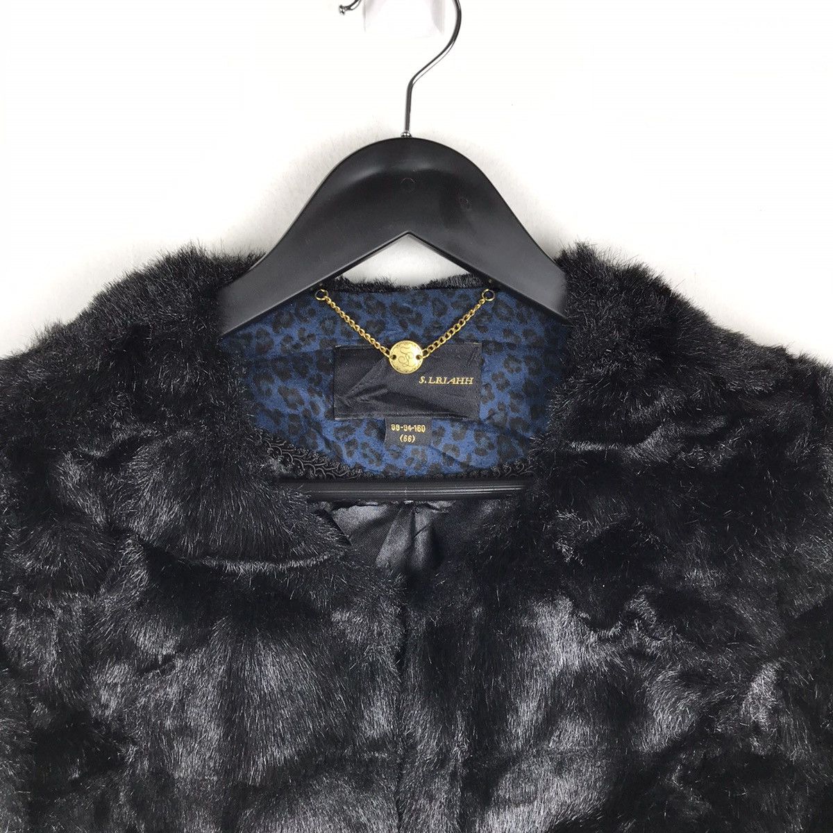 Japanese Brand × Vintage Vintage japanese S.Lriahh 100% Pure Mink Black Over Jacket Size S / US 4 / IT 40 - 4 Thumbnail